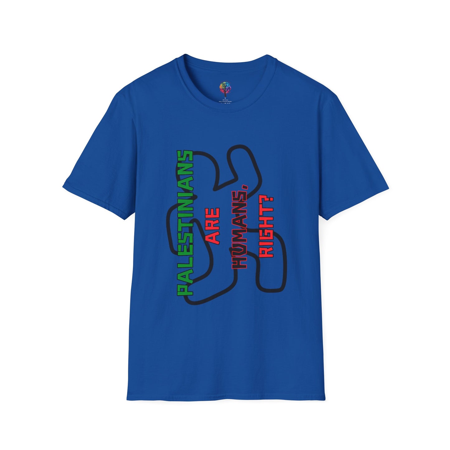 PALESTINE HUMAN RIGHTS T-SHIRT UNISEX