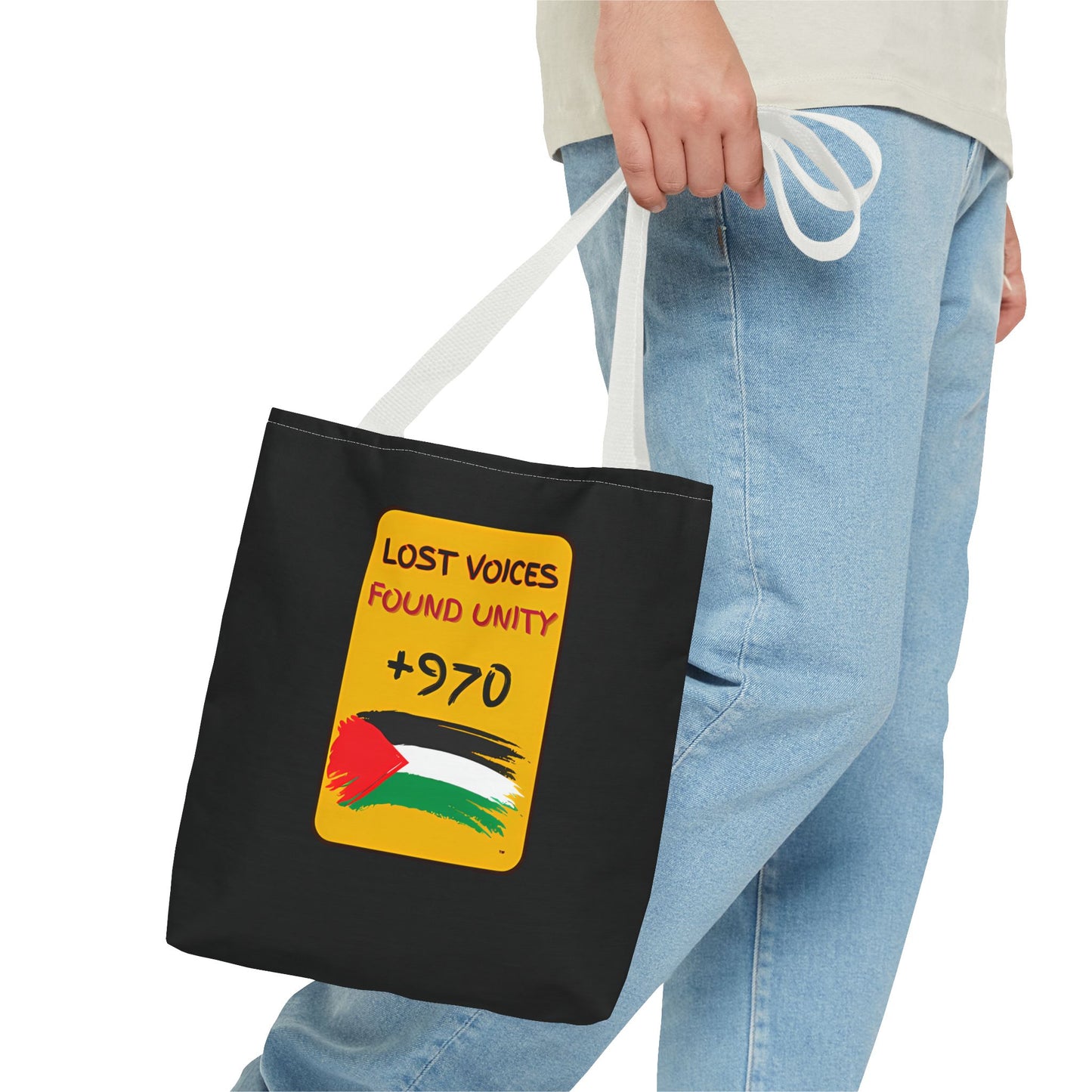 PALESTINE LOST VOICES TOTE BAG