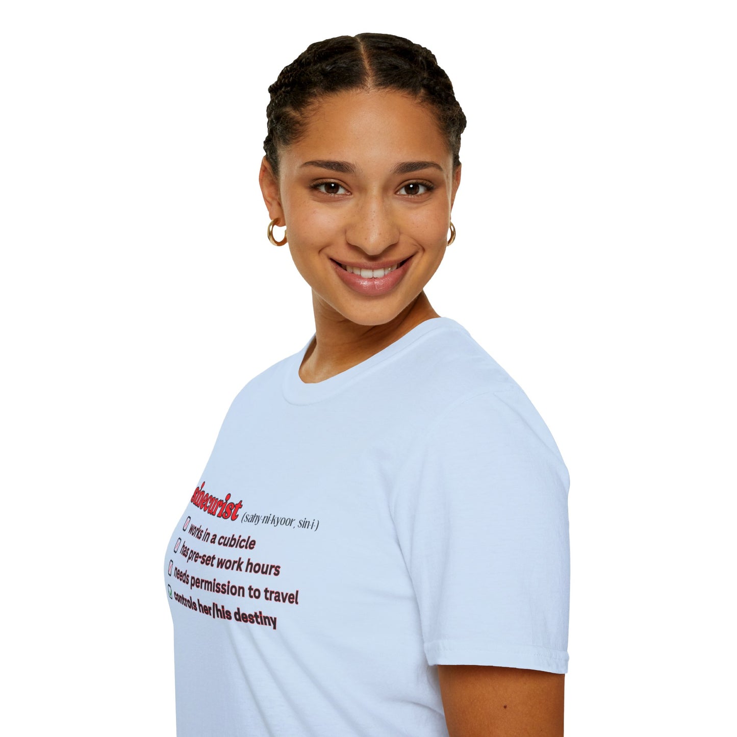 UNI GOOGLE CHECK BOX R T-SHIRT - UNISEX