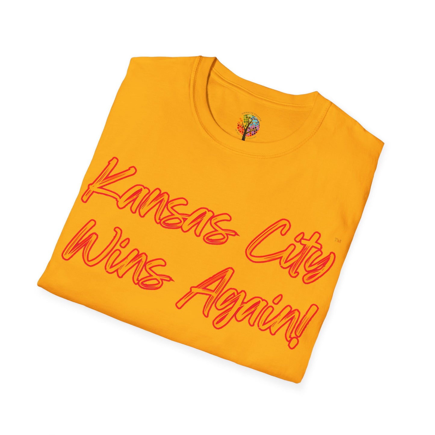 KC WINS AGAIN SOFTSTYLE T-SHIRT UNISEX