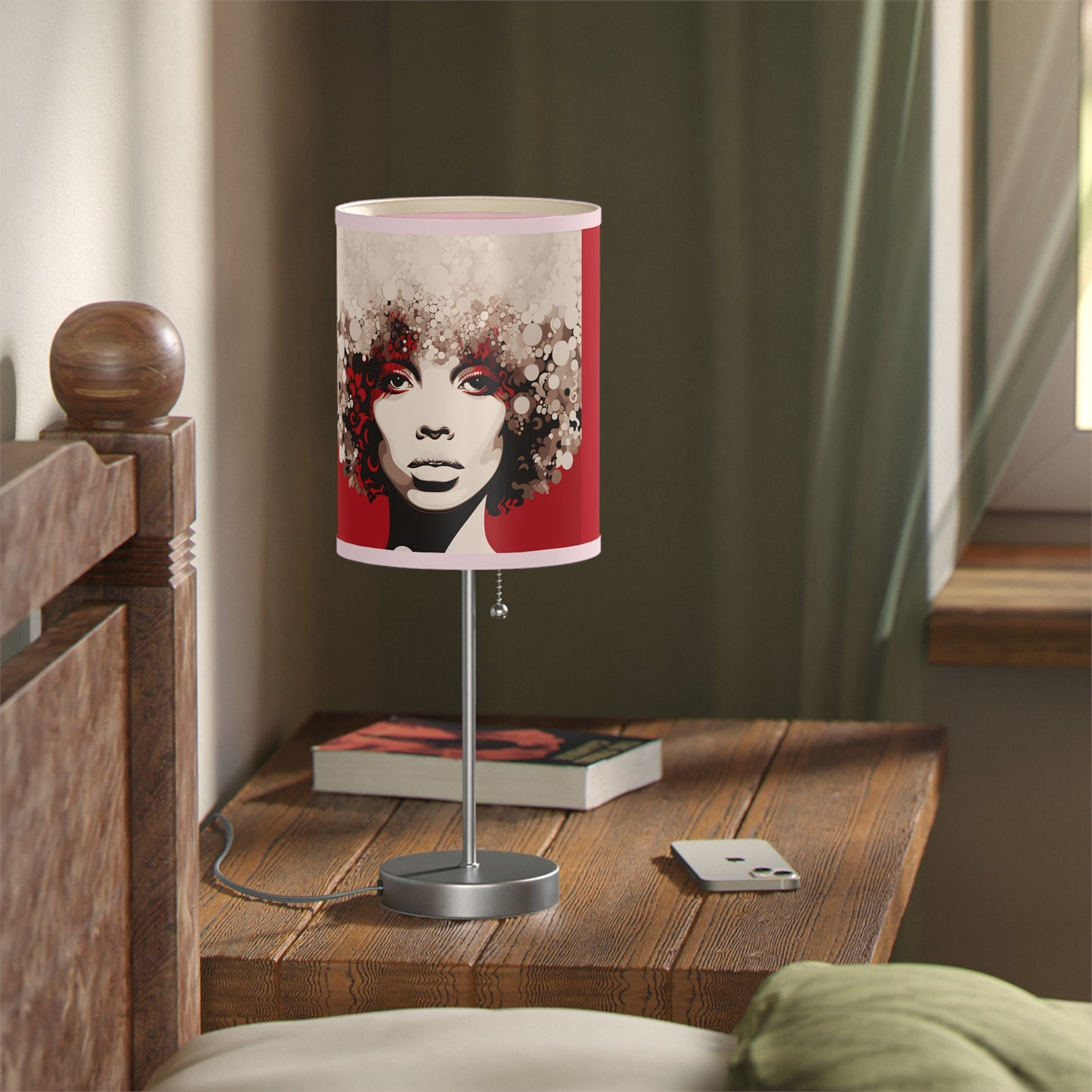 DEL CRIMSON CREAM FRO LAMP ON A STAND, US|CA PLUG