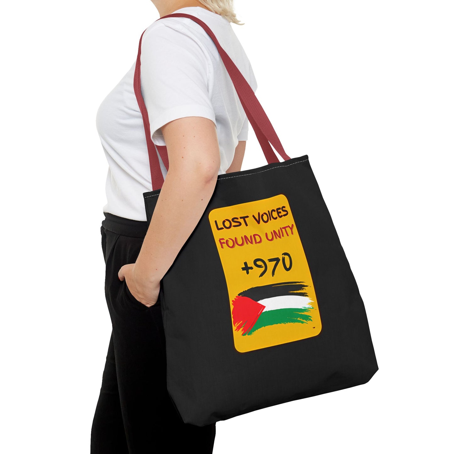 PALESTINE LOST VOICES TOTE BAG