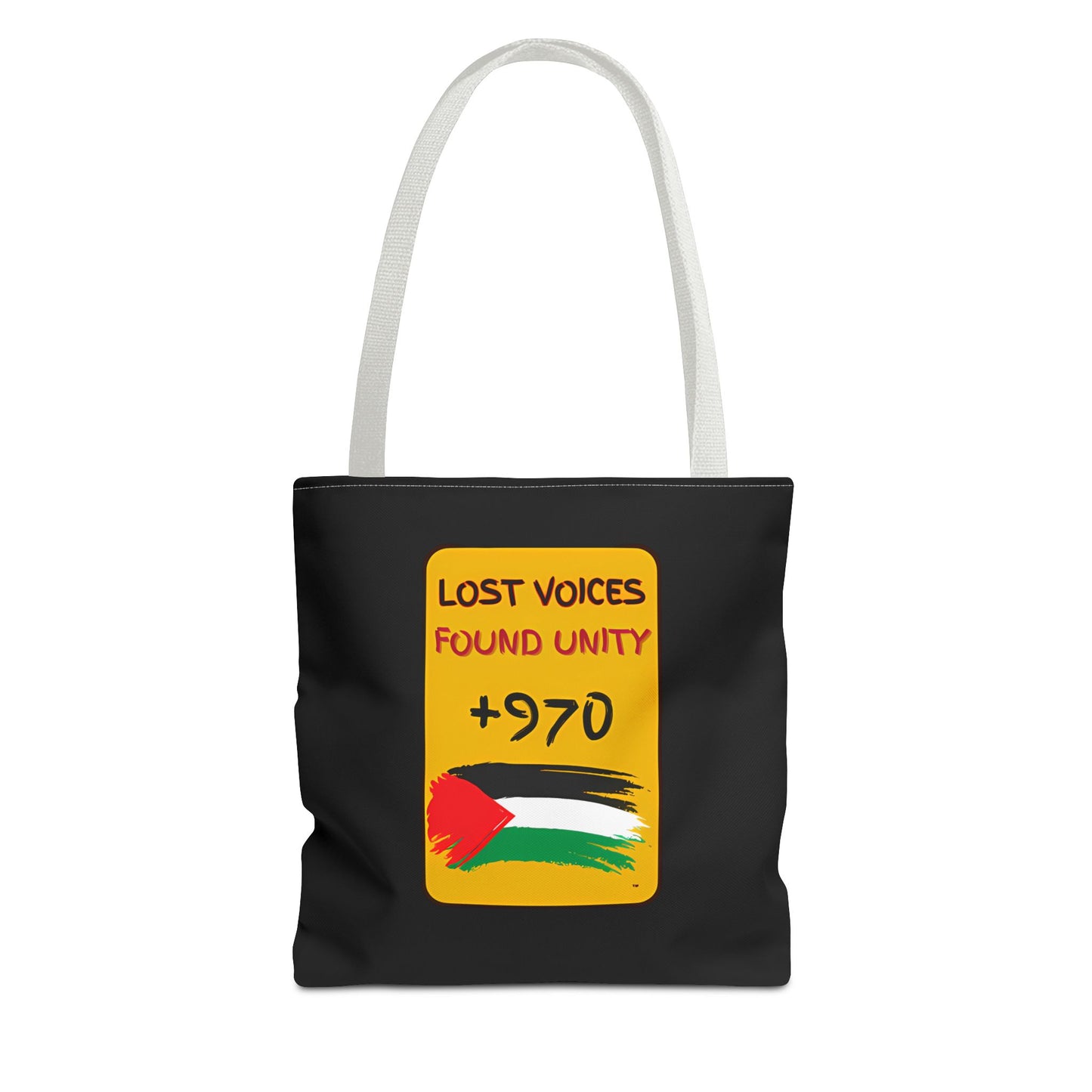 PALESTINE LOST VOICES TOTE BAG