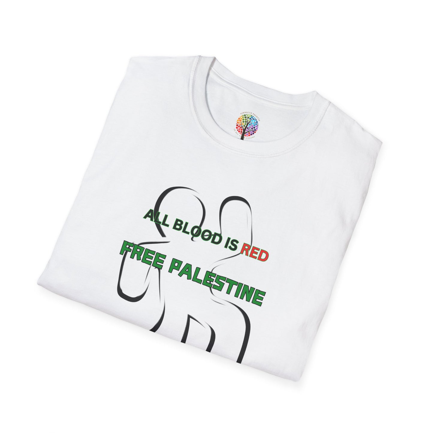 PALESTINE BLOOD RED T-SHIRT UNISEX