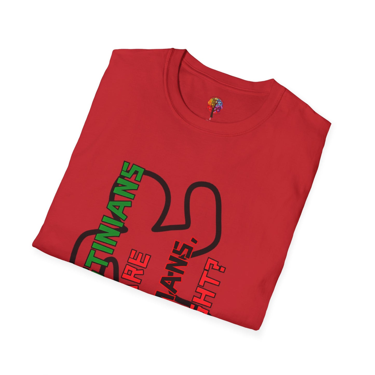 PALESTINE HUMAN RIGHTS T-SHIRT UNISEX