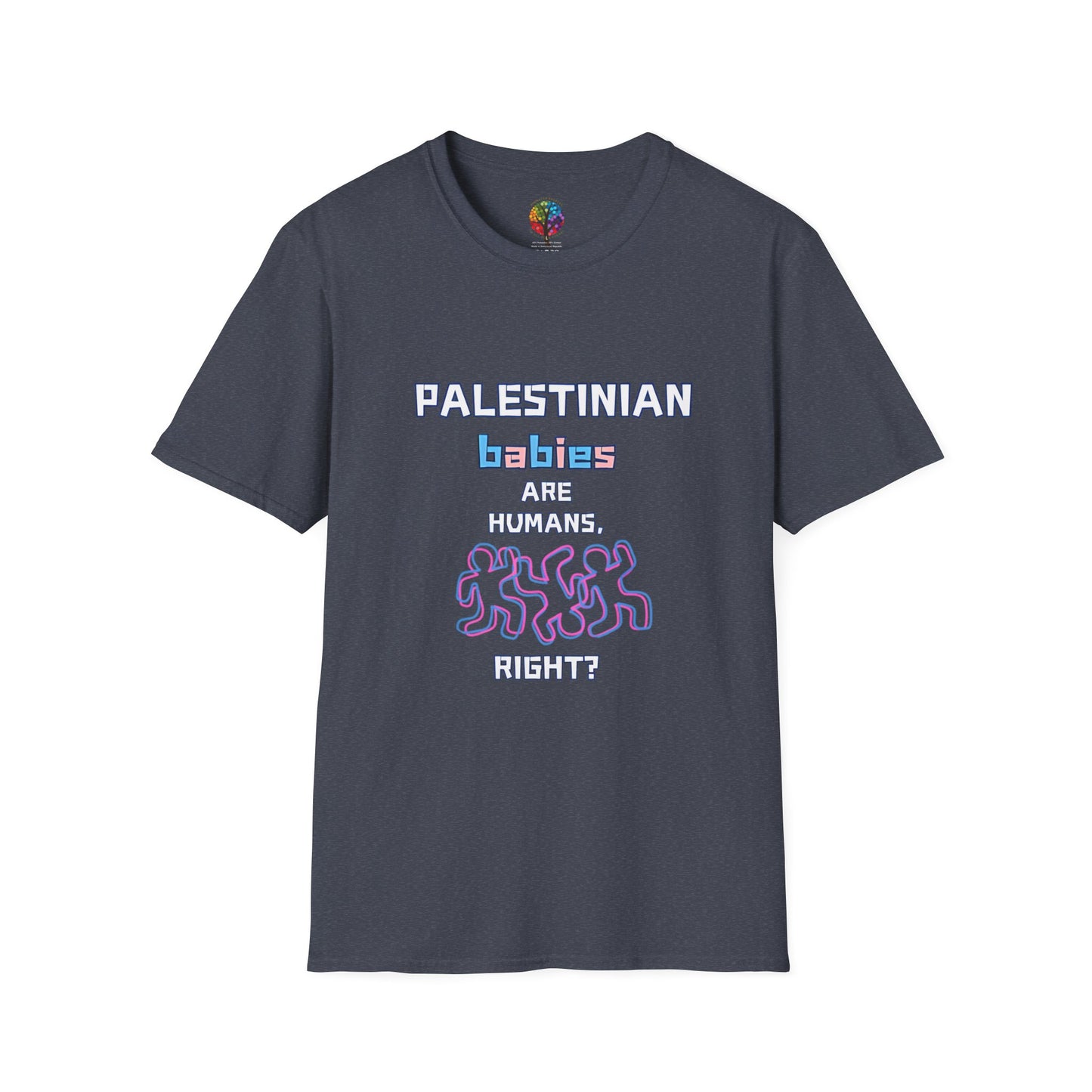 PALESTINE HUMAN BABIES T-SHIRT UNISEX