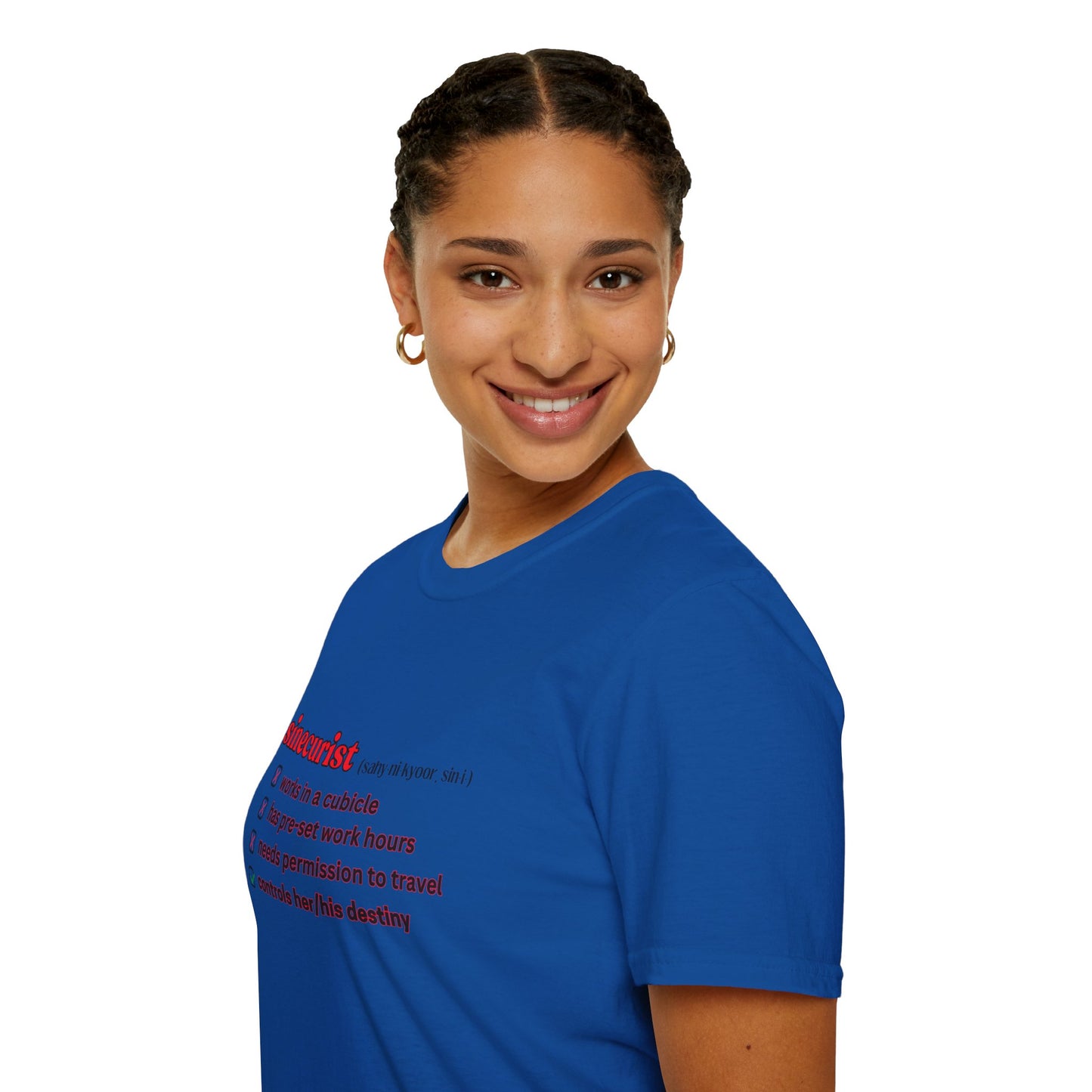 UNI GOOGLE CHECK BOX R T-SHIRT - UNISEX