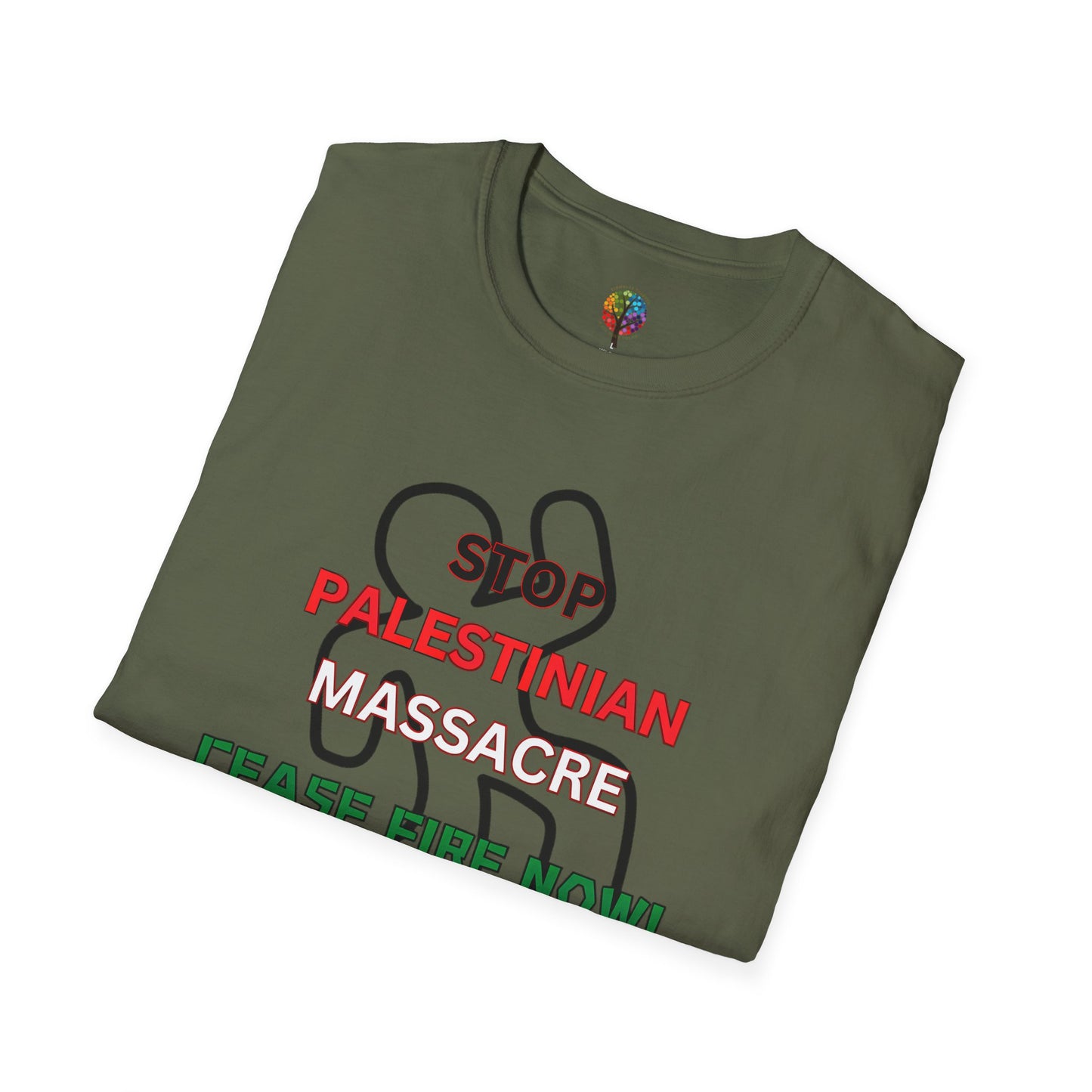PALESTINE CEASE FIRE T-SHIRT UNISEX