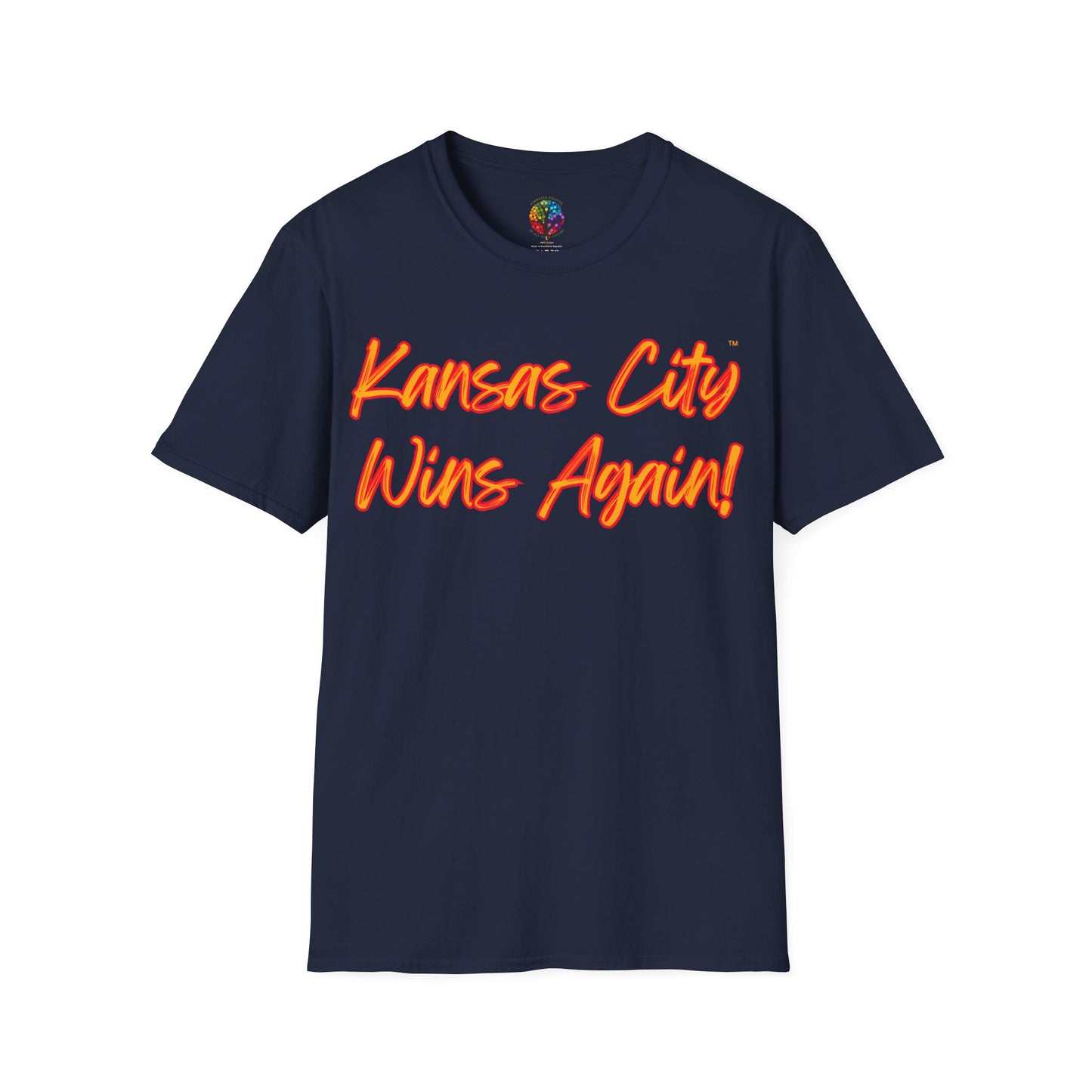 KC WINS AGAIN SOFTSTYLE T-SHIRT UNISEX