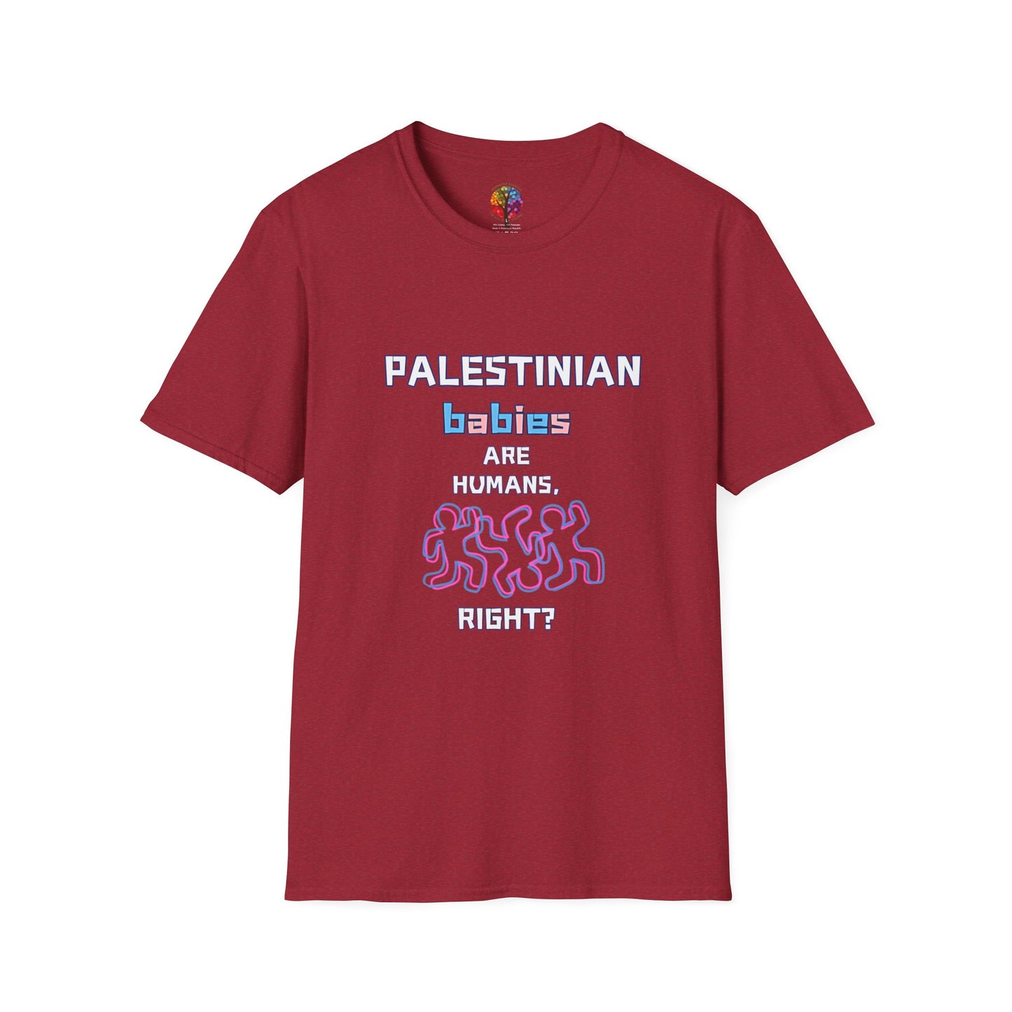 PALESTINE HUMAN BABIES T-SHIRT UNISEX