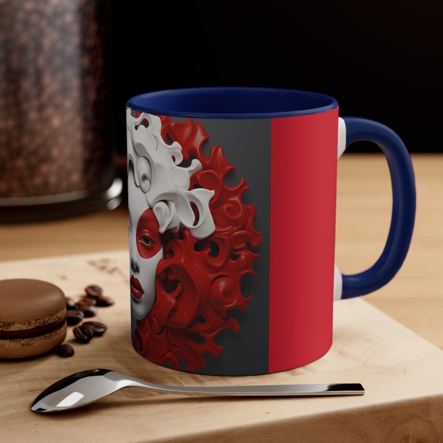 DEL CRIMSON CURLS MUG CERAMIC - MUG 11OZ