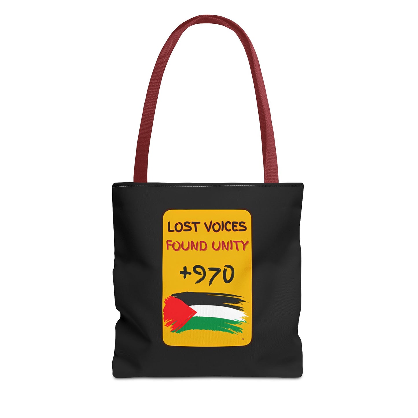 PALESTINE LOST VOICES TOTE BAG