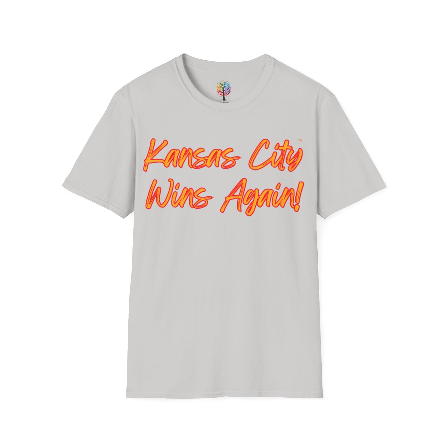 KC WINS AGAIN SOFTSTYLE T-SHIRT UNISEX