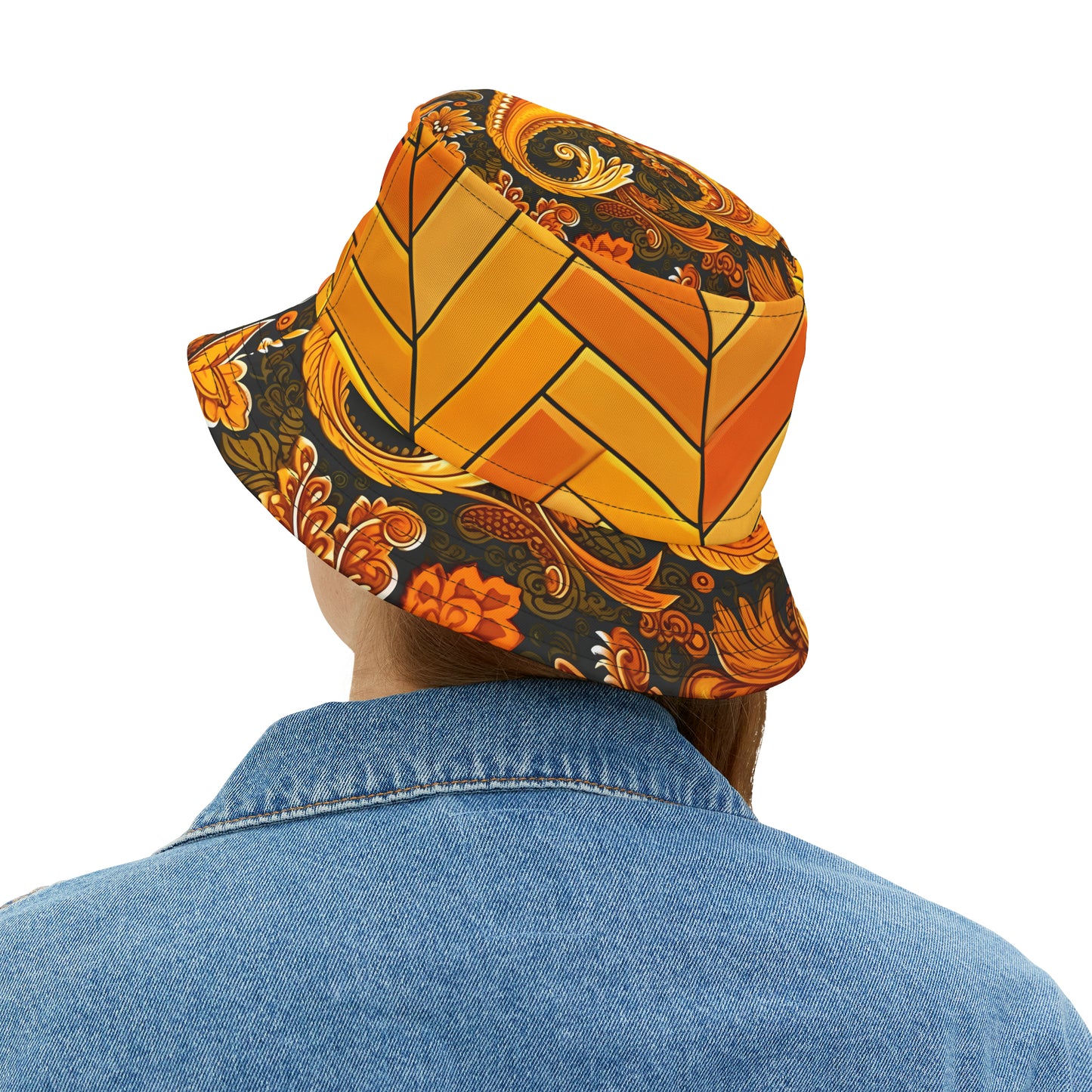 PAISLEY TILE BUCKET HAT UNISEX