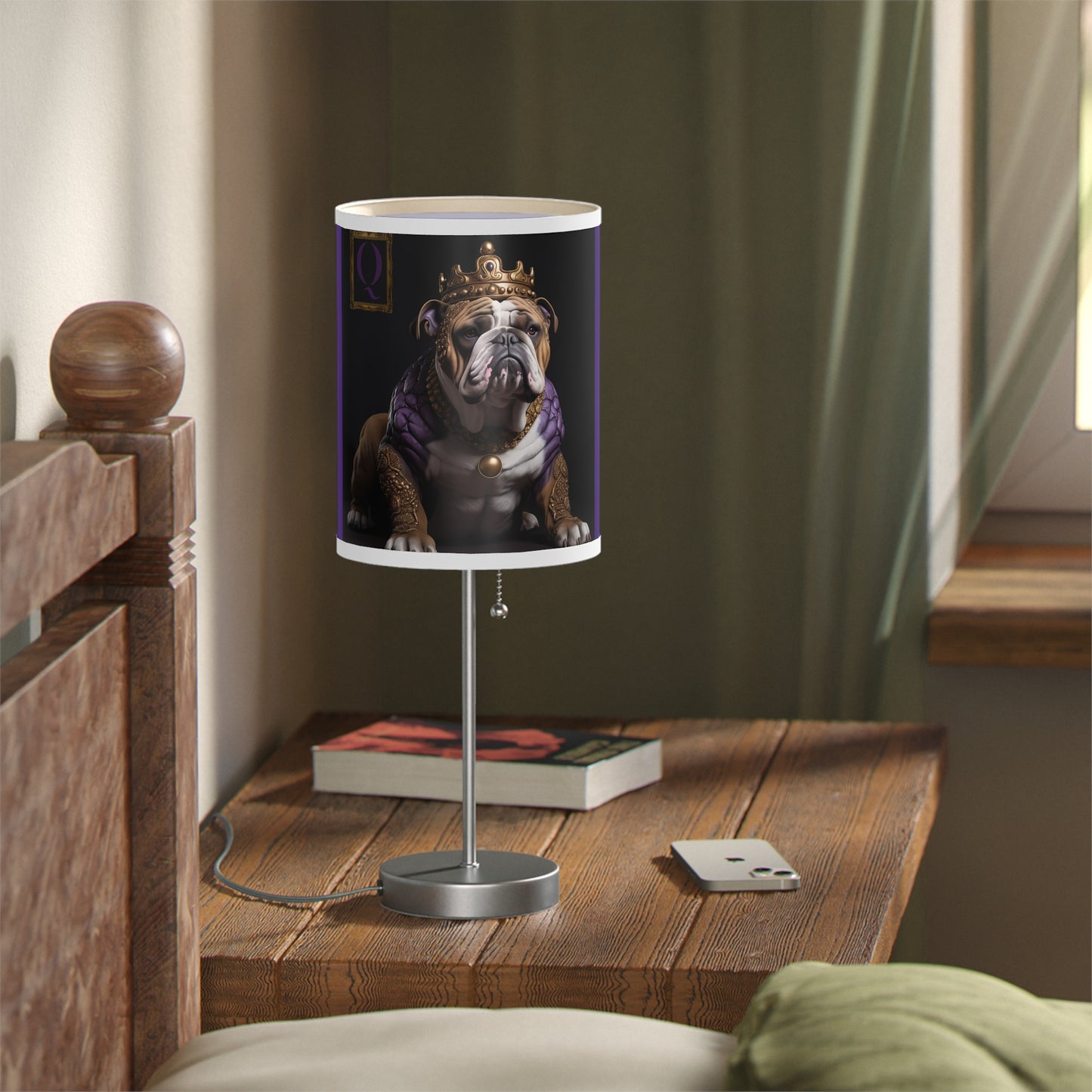OME CROWN DOGG LAMP ON A STAND, US|CA PLUG