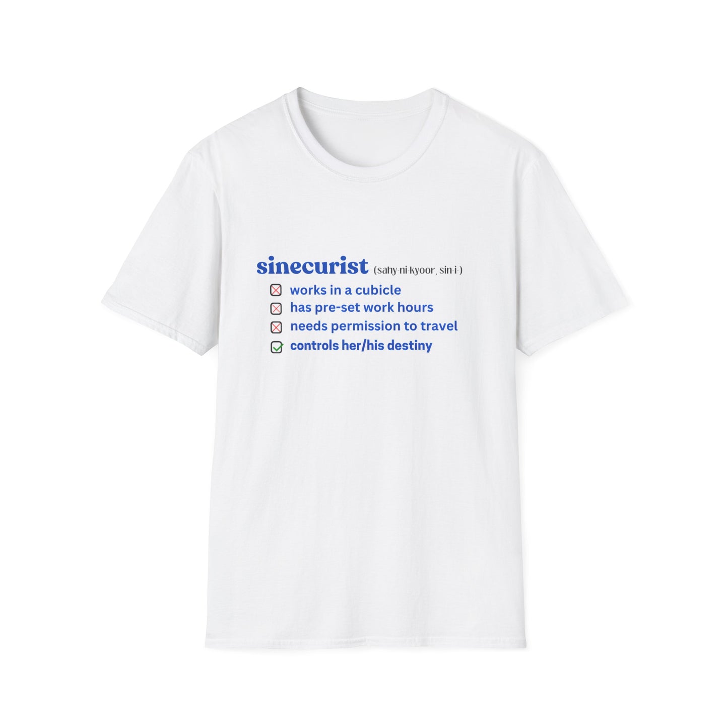 CHECK BOX B T-SHIRT - UNISEX