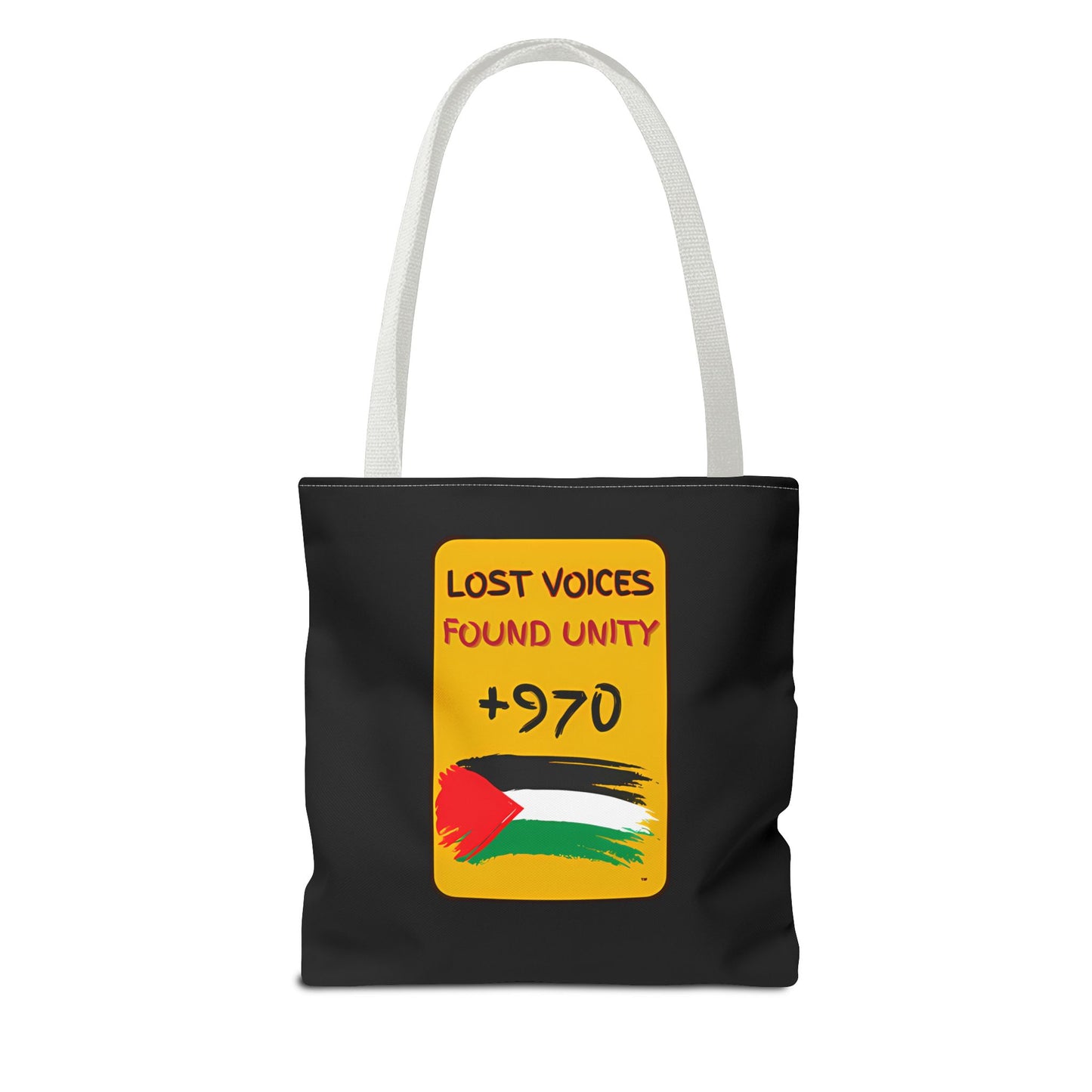 PALESTINE LOST VOICES TOTE BAG