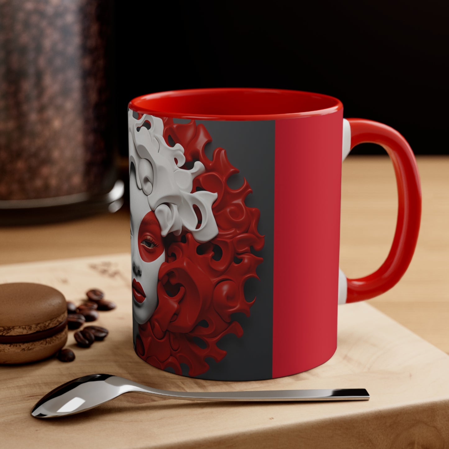 DEL CRIMSON CURLS MUG CERAMIC - MUG 11OZ