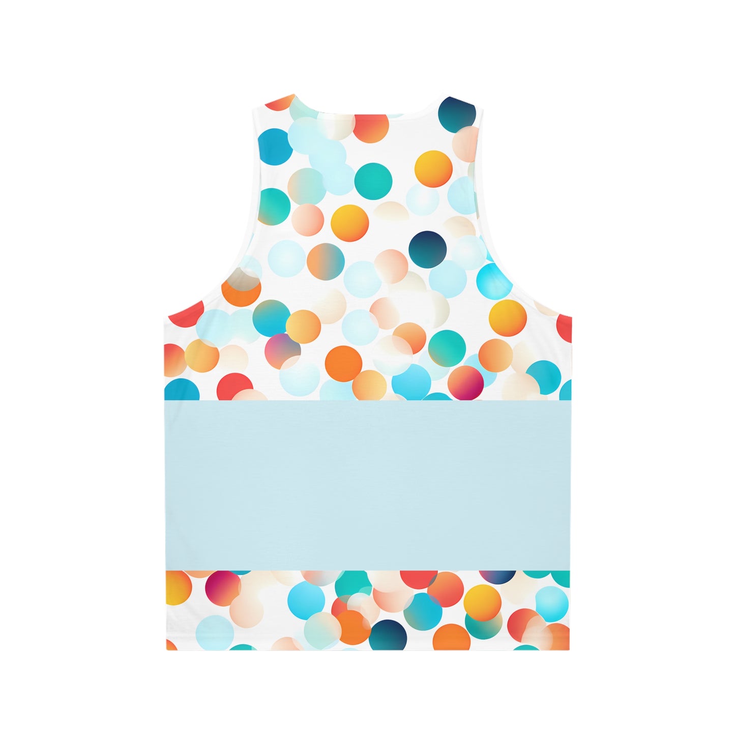 CIRCLES LT BLUE TOP/BOT TANK