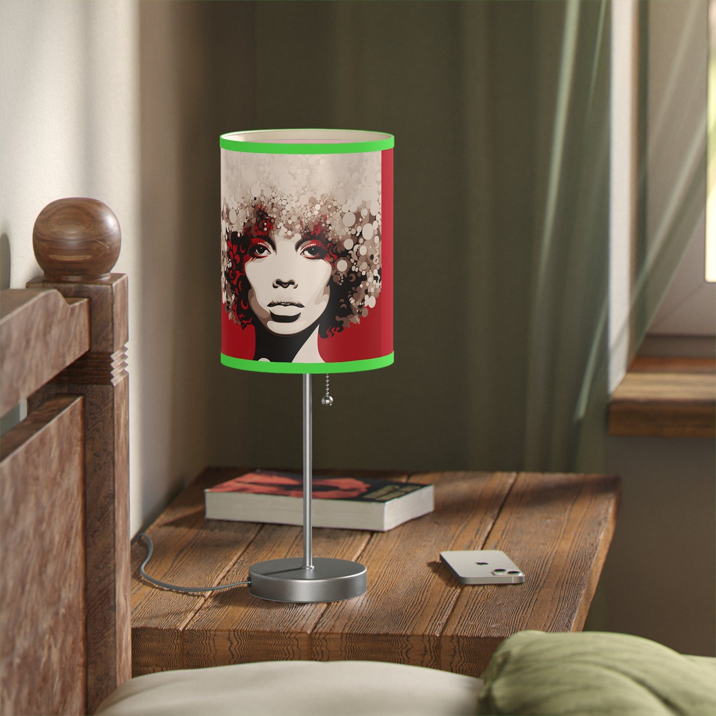 DEL CRIMSON CREAM FRO LAMP ON A STAND, US|CA PLUG