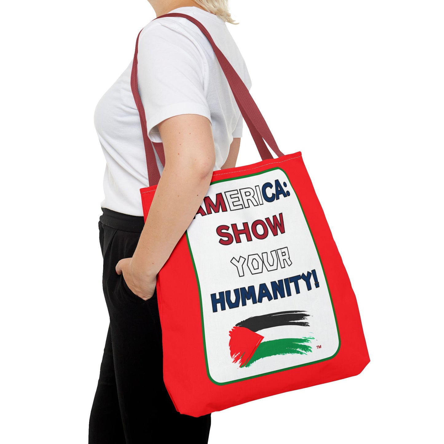 PALESTINE HUMANITY TOTE BAG