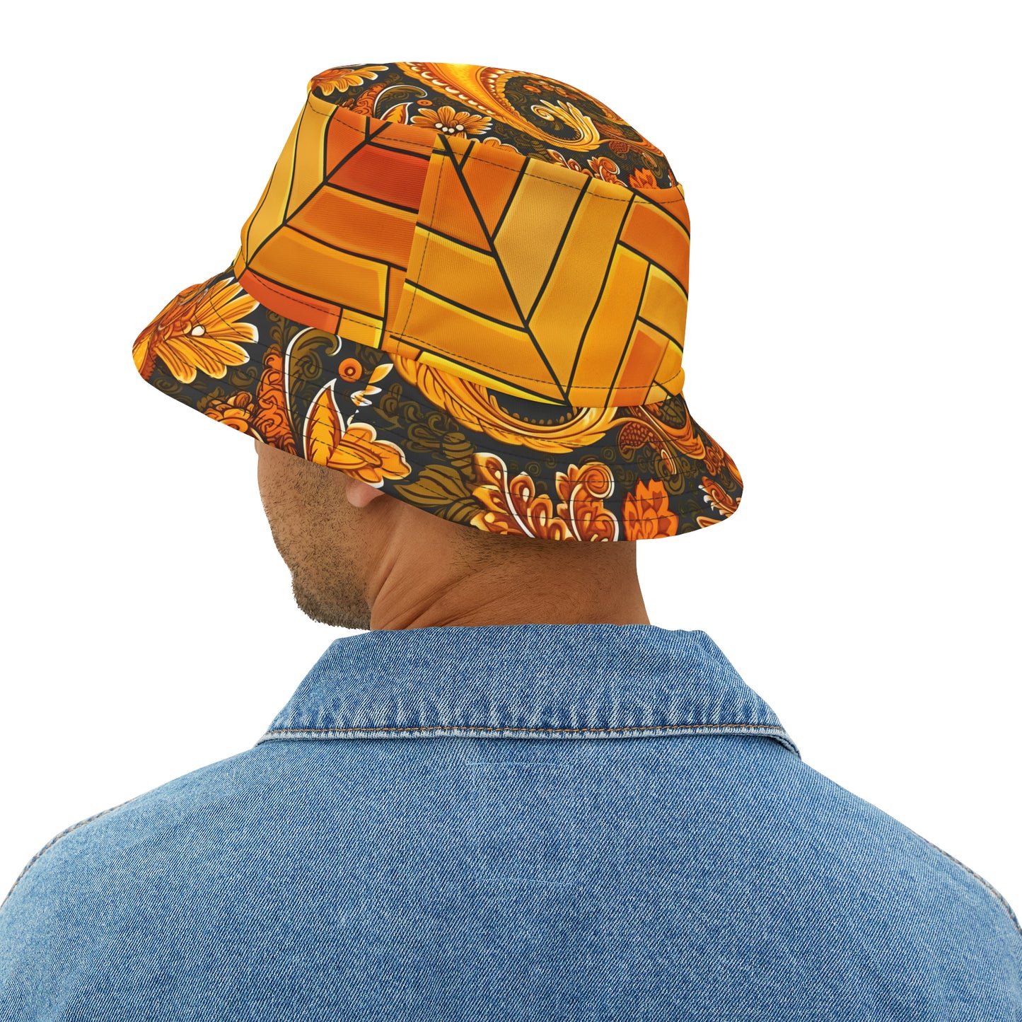 PAISLEY TILE BUCKET HAT UNISEX