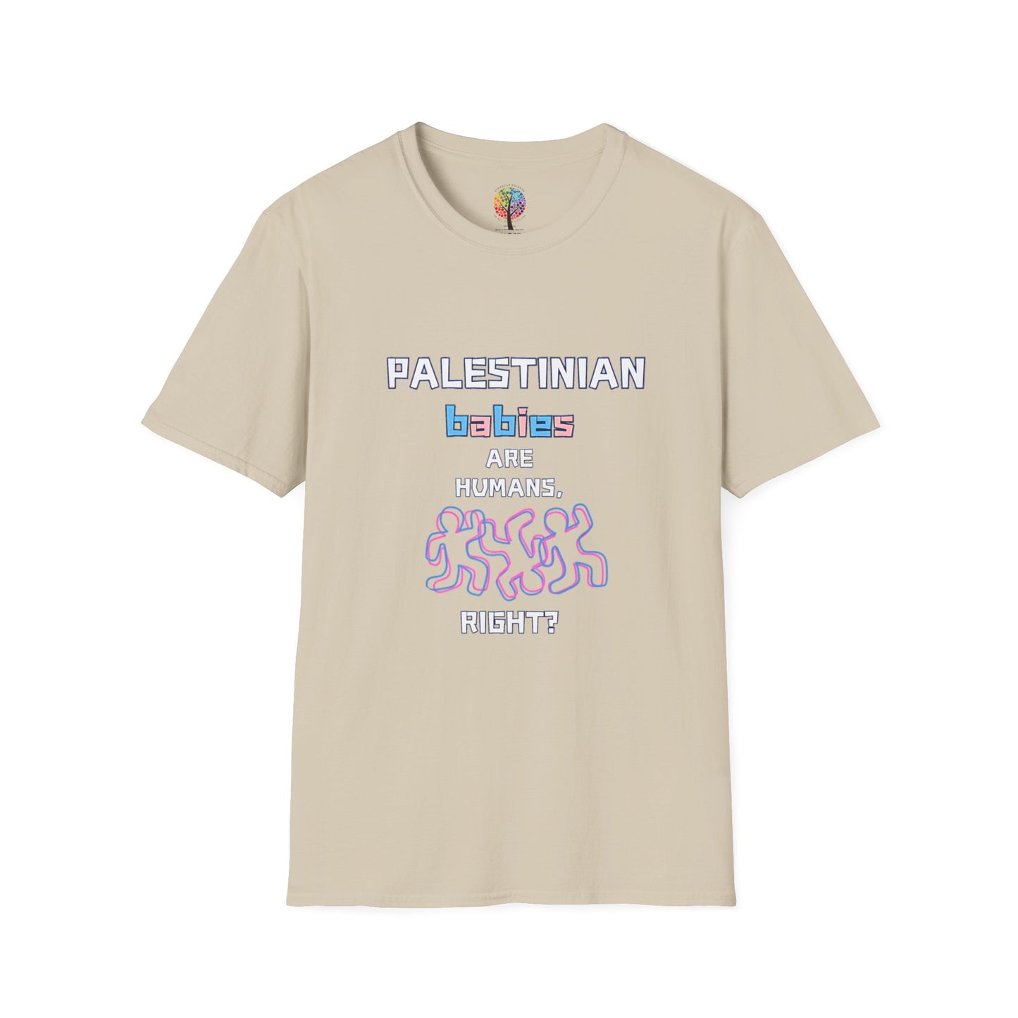 PALESTINE HUMAN BABIES T-SHIRT UNISEX