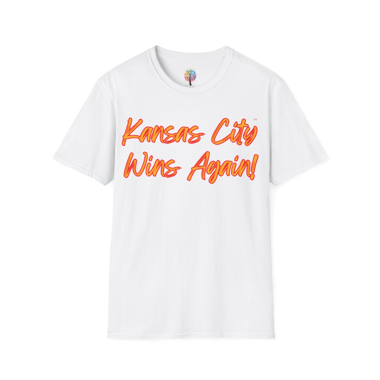 KC WINS AGAIN SOFTSTYLE T-SHIRT UNISEX