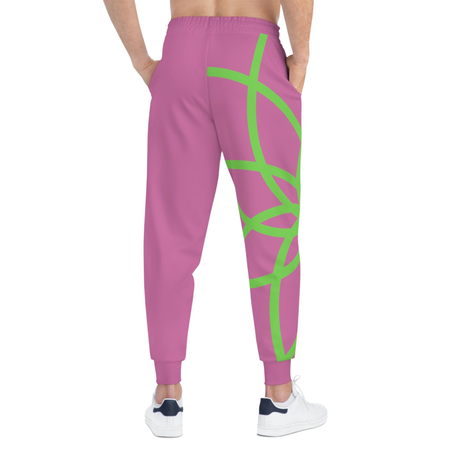 PAG SPIRALS PINK GREEN RT JOGGERS