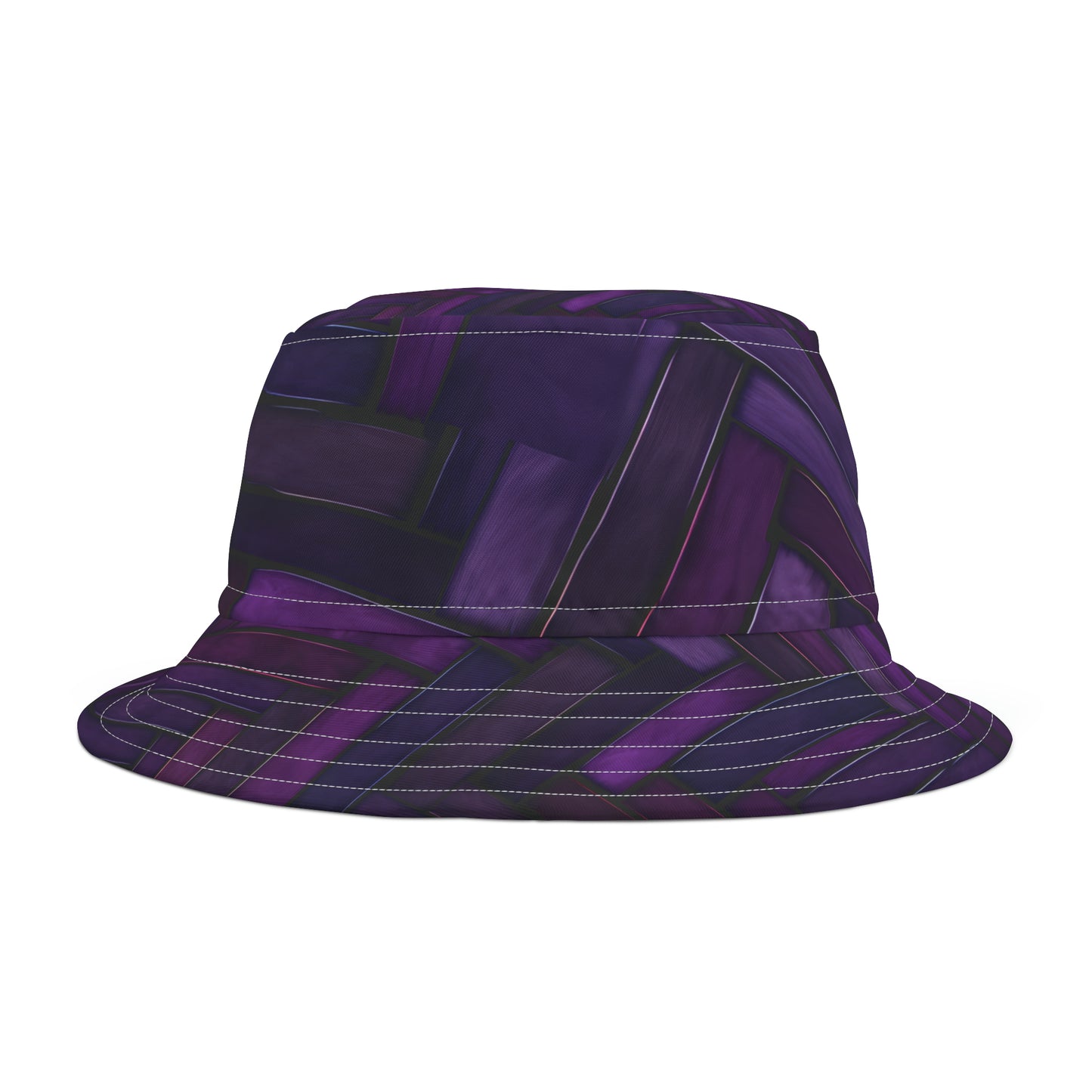 PURPLE BONES BUCKET HAT UNISEX