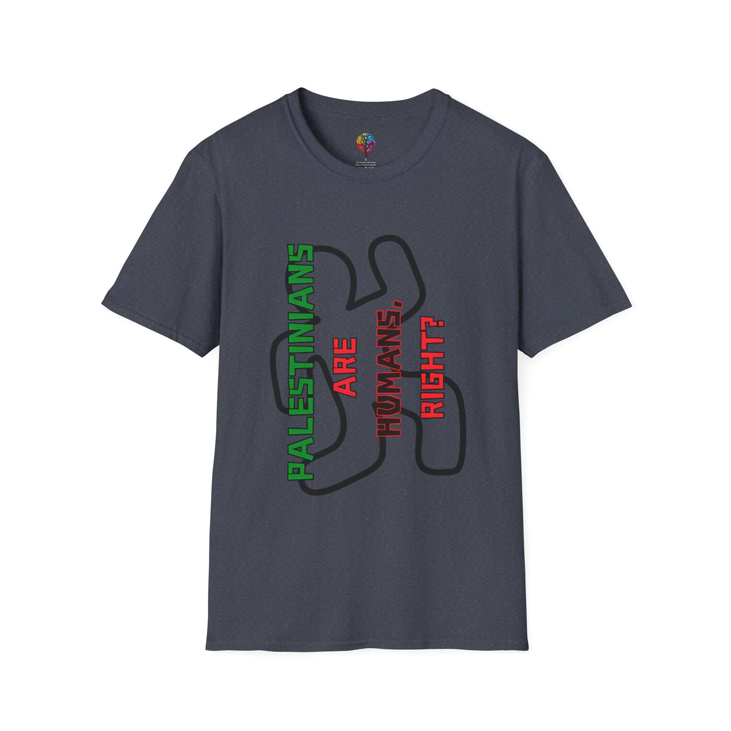 PALESTINE HUMAN RIGHTS T-SHIRT UNISEX
