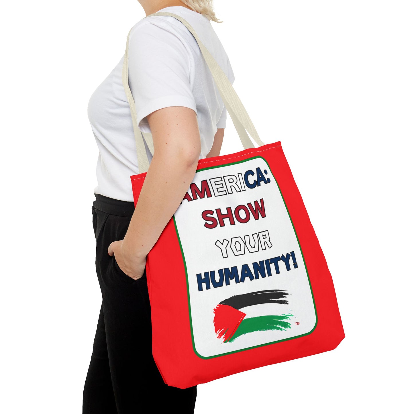 PALESTINE HUMANITY TOTE BAG