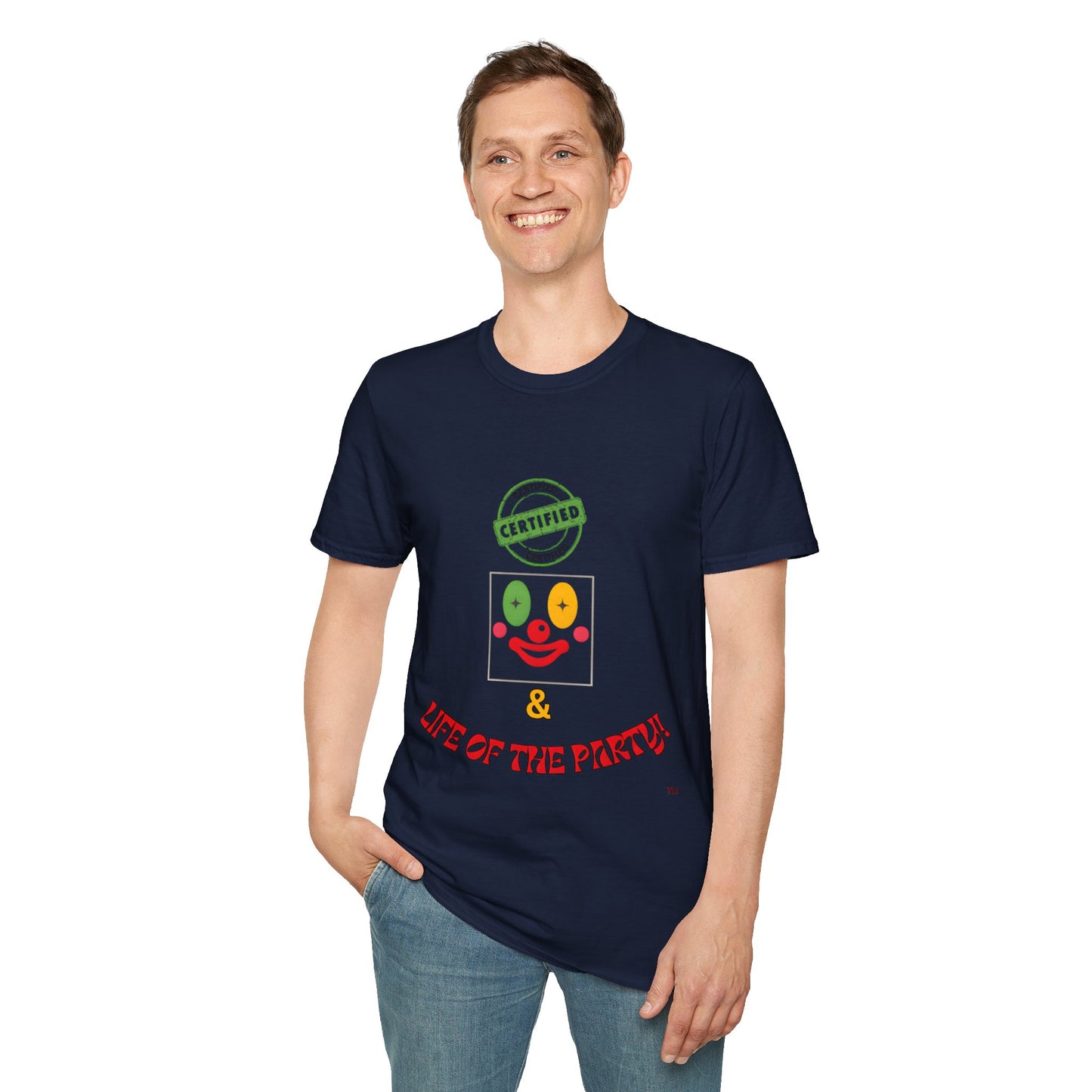 CERTIFIED CLOWN SOFTSTYLE T-SHIRT UNISEX
