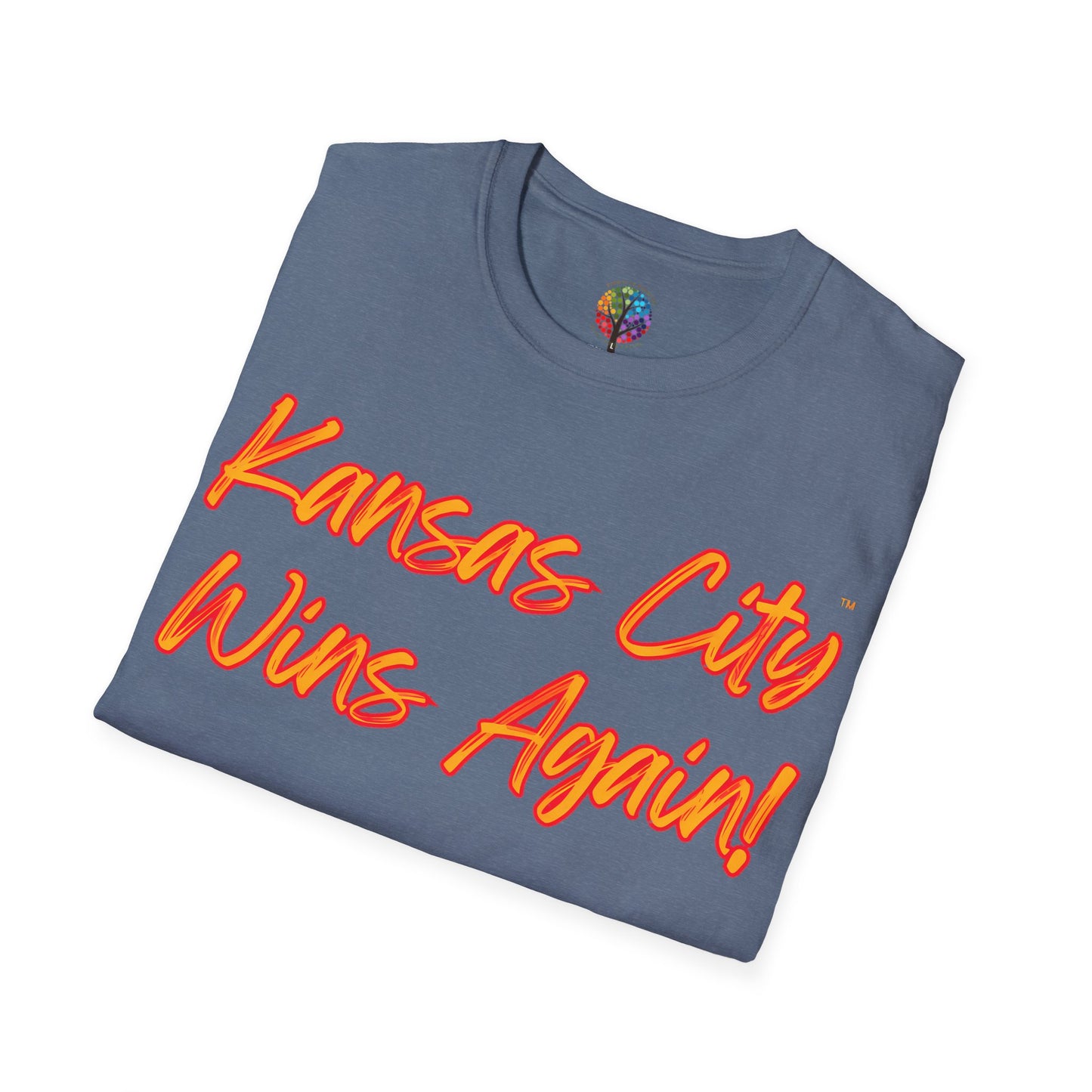 KC WINS AGAIN SOFTSTYLE T-SHIRT UNISEX