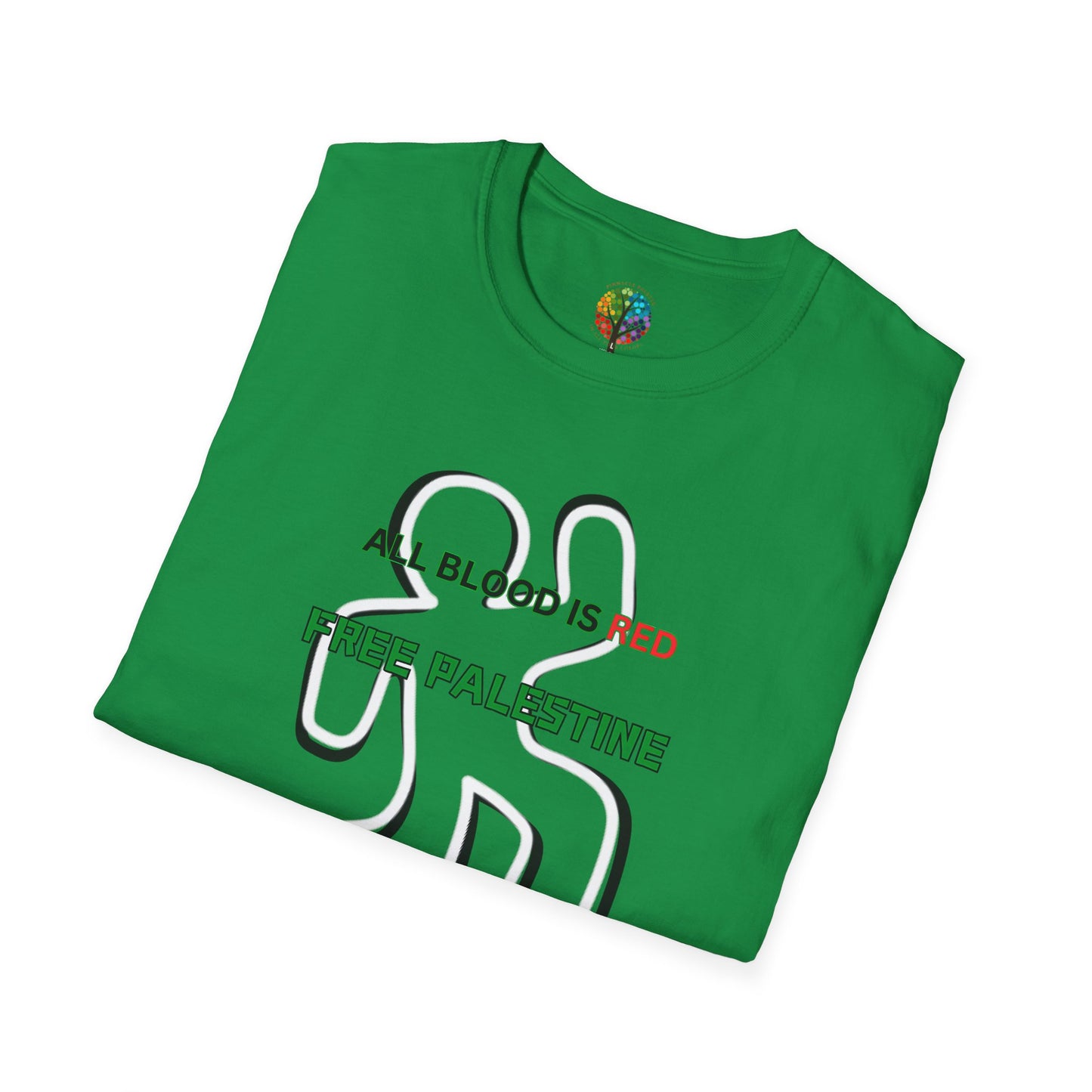 PALESTINE BLOOD RED T-SHIRT UNISEX