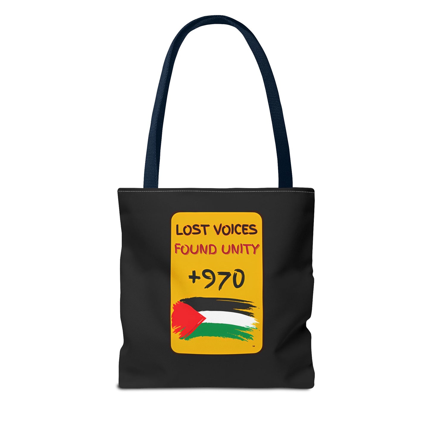 PALESTINE LOST VOICES TOTE BAG