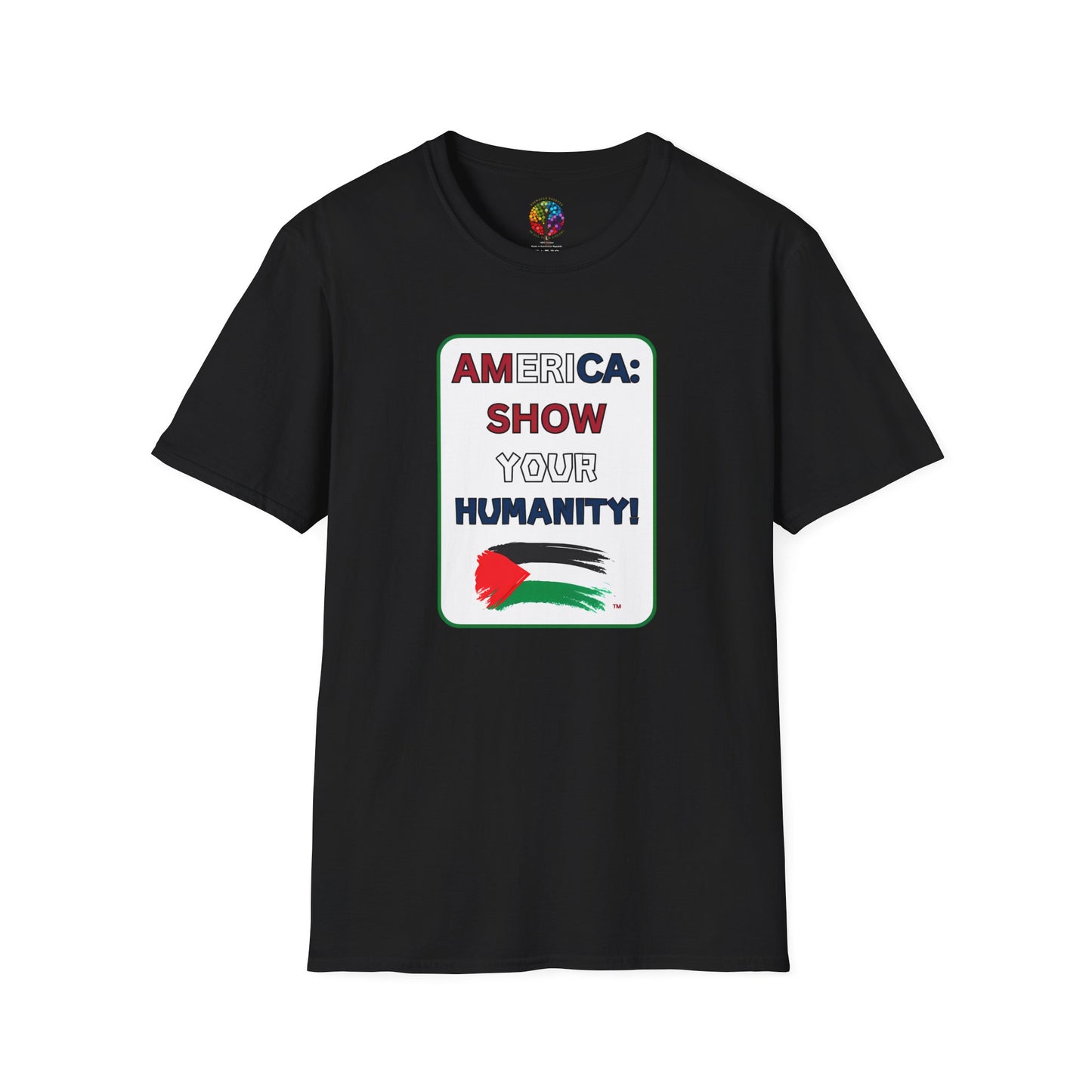 PALESTINE FLAG ABSTRACT T-SHIRT UNISEX