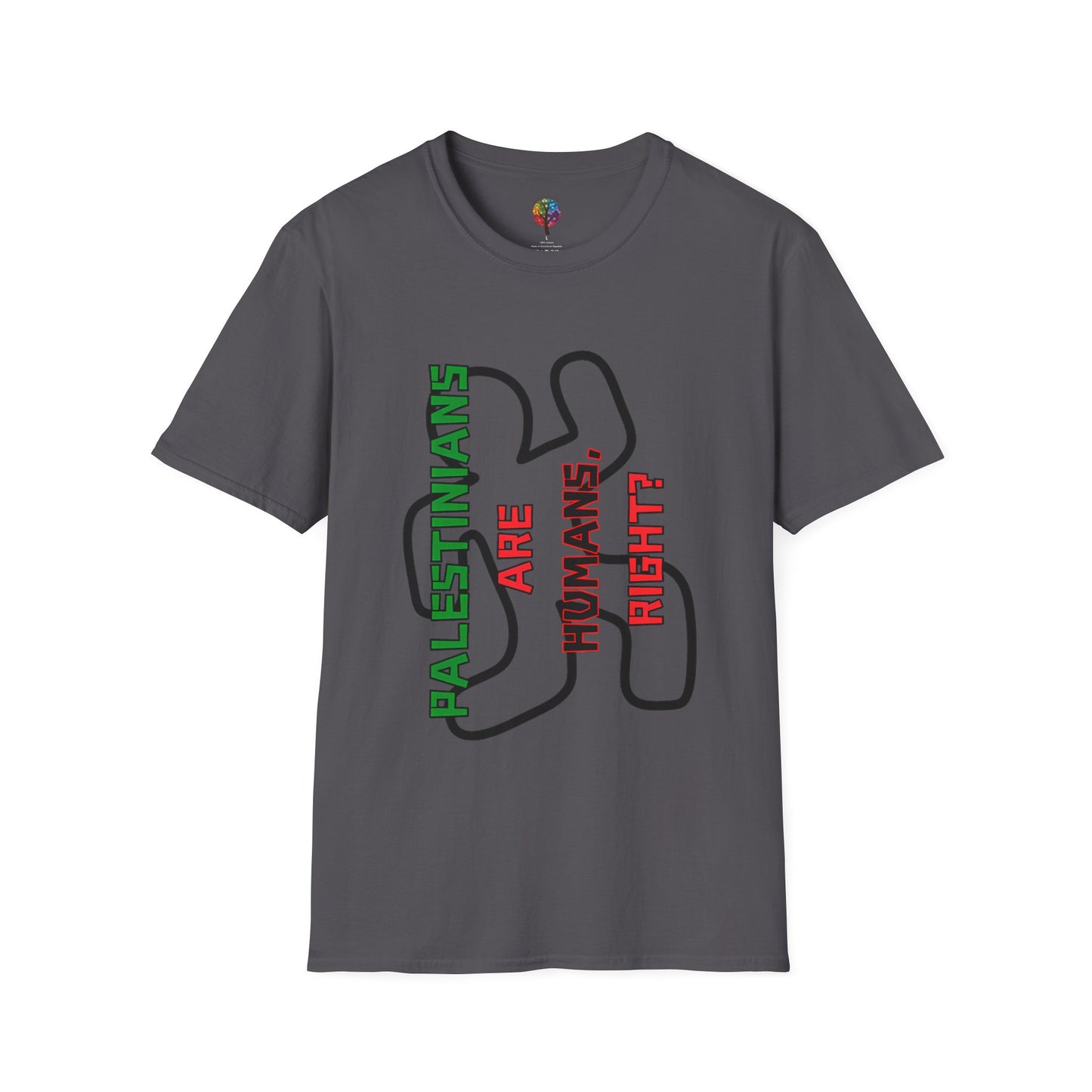 PALESTINE HUMAN RIGHTS T-SHIRT UNISEX
