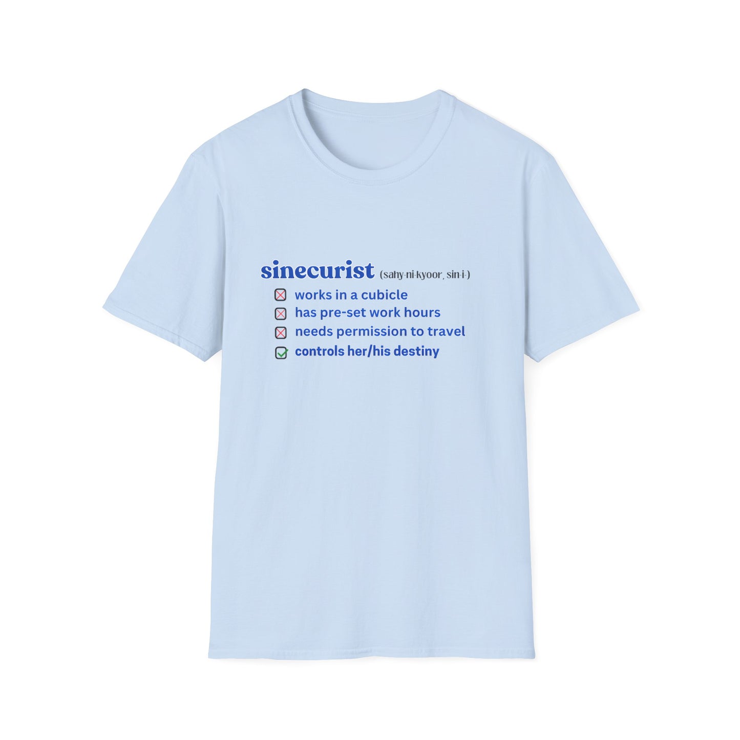 CHECK BOX B T-SHIRT - UNISEX