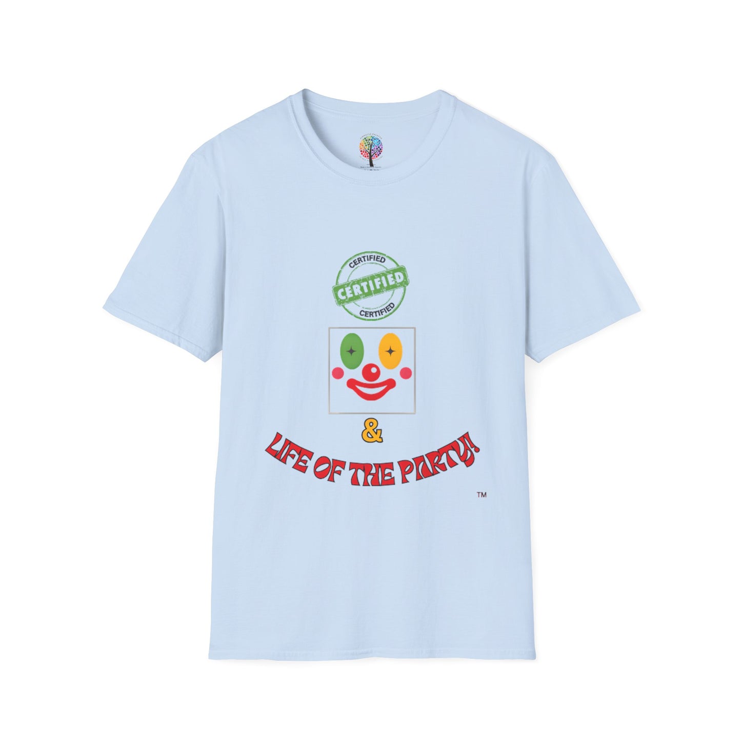 CERTIFIED CLOWN SOFTSTYLE T-SHIRT UNISEX