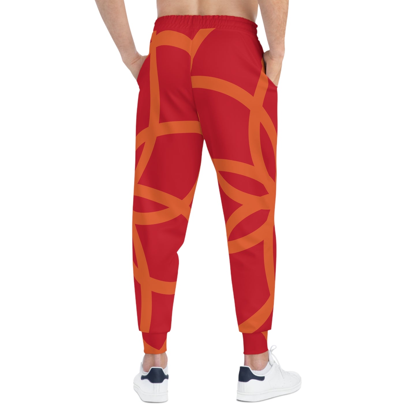 SPIRALS RED JOGGERS