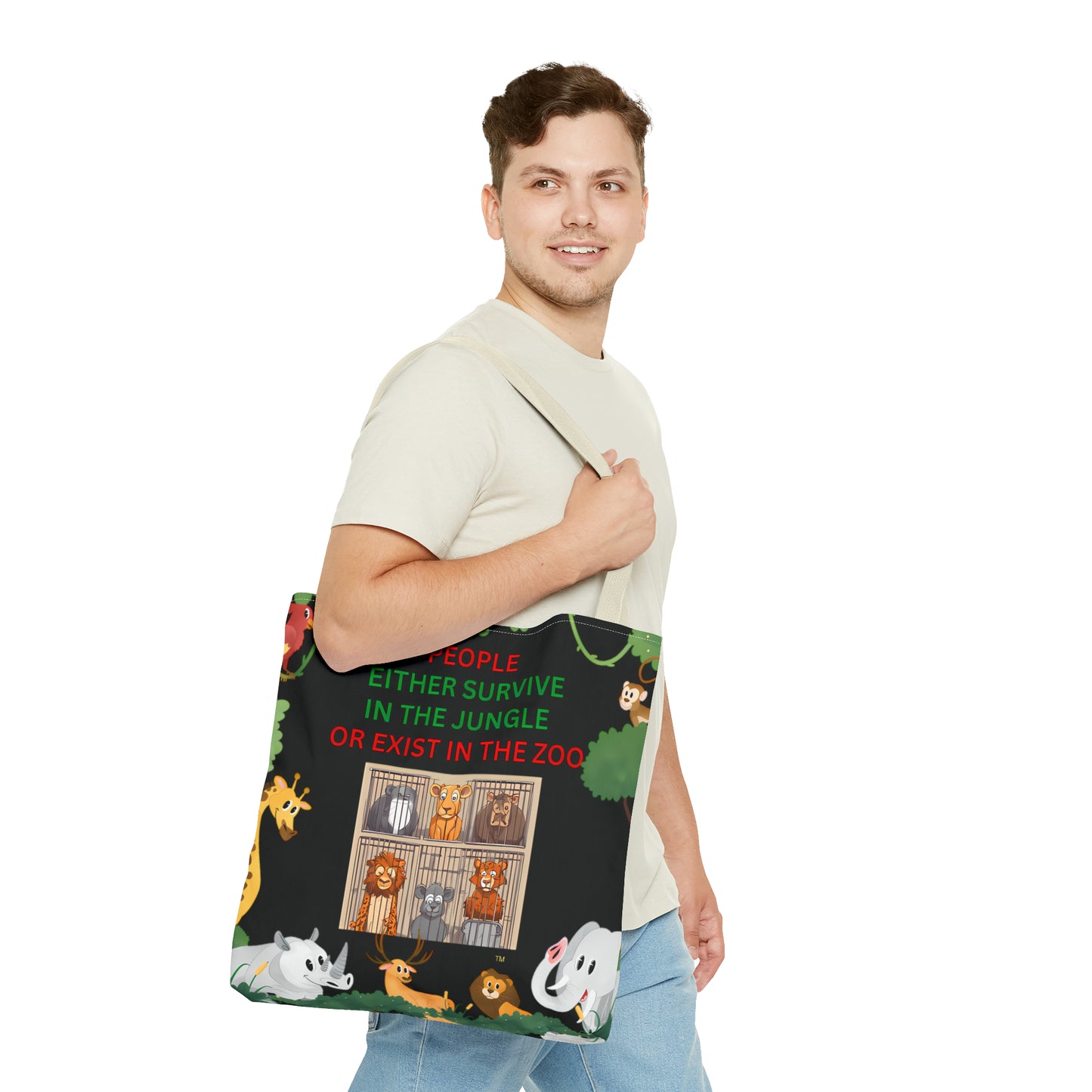 JUNGLE JIVE TOTE BAG