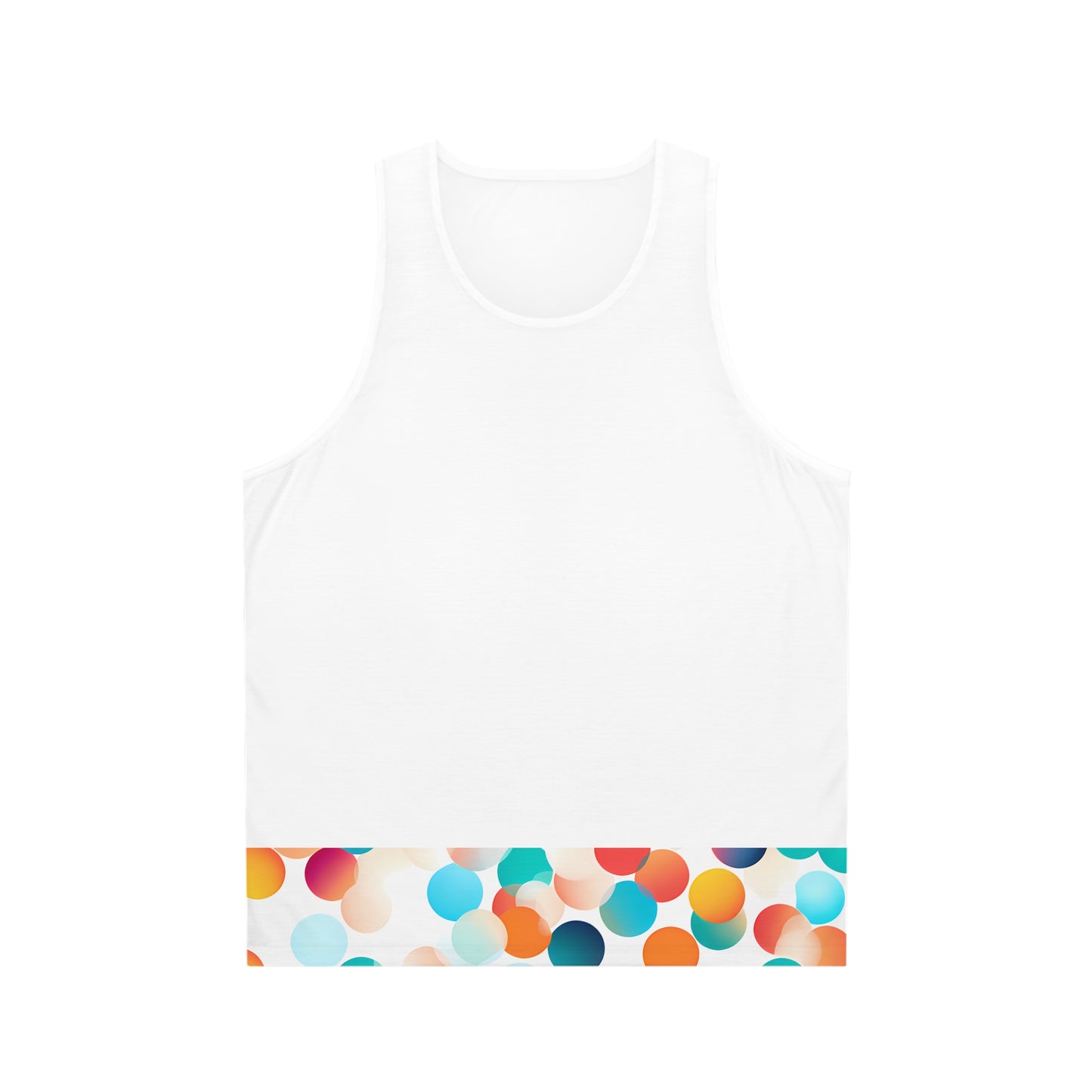 CIRCLES TRIM WHITE TANK