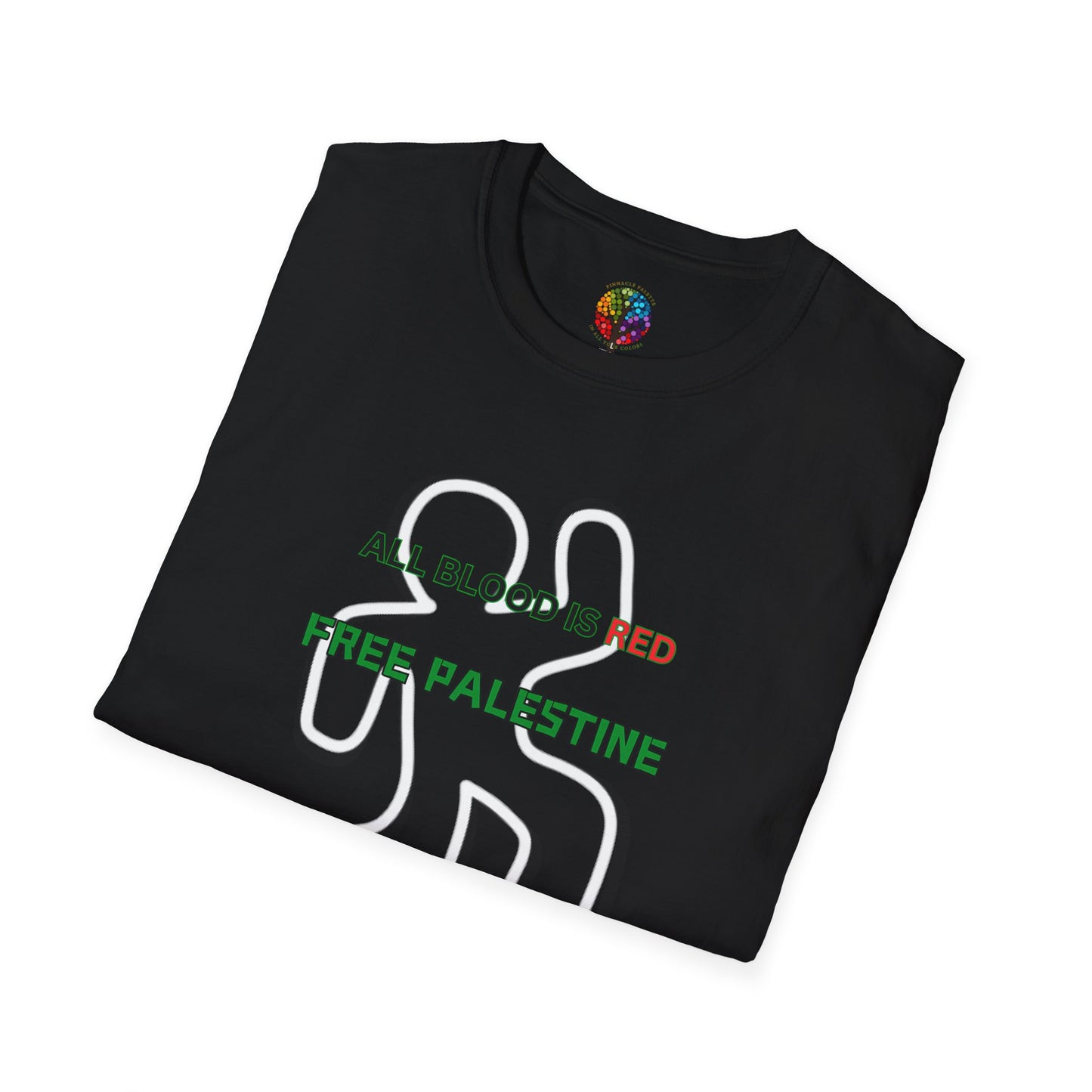 PALESTINE ALL BLOOD IS RED T-SHIRT UNISEX