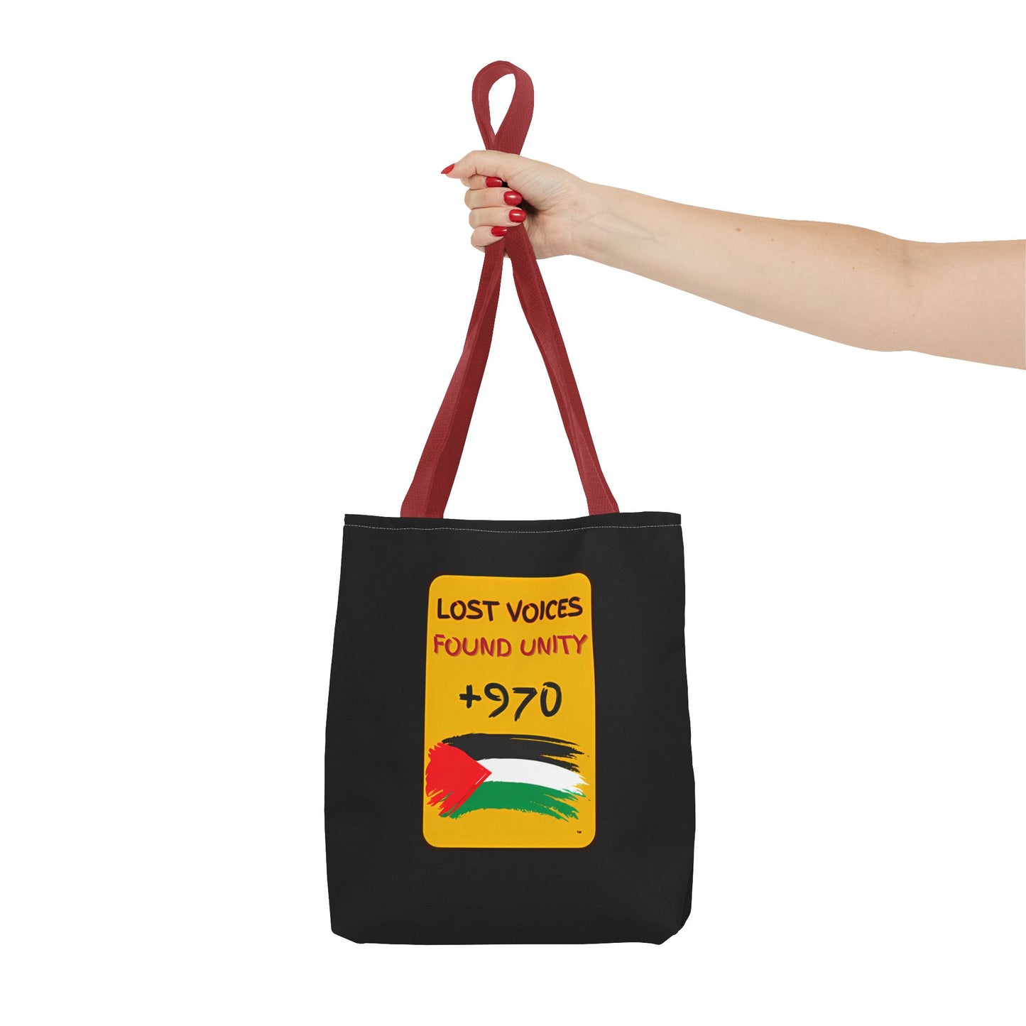 PALESTINE LOST VOICES TOTE BAG