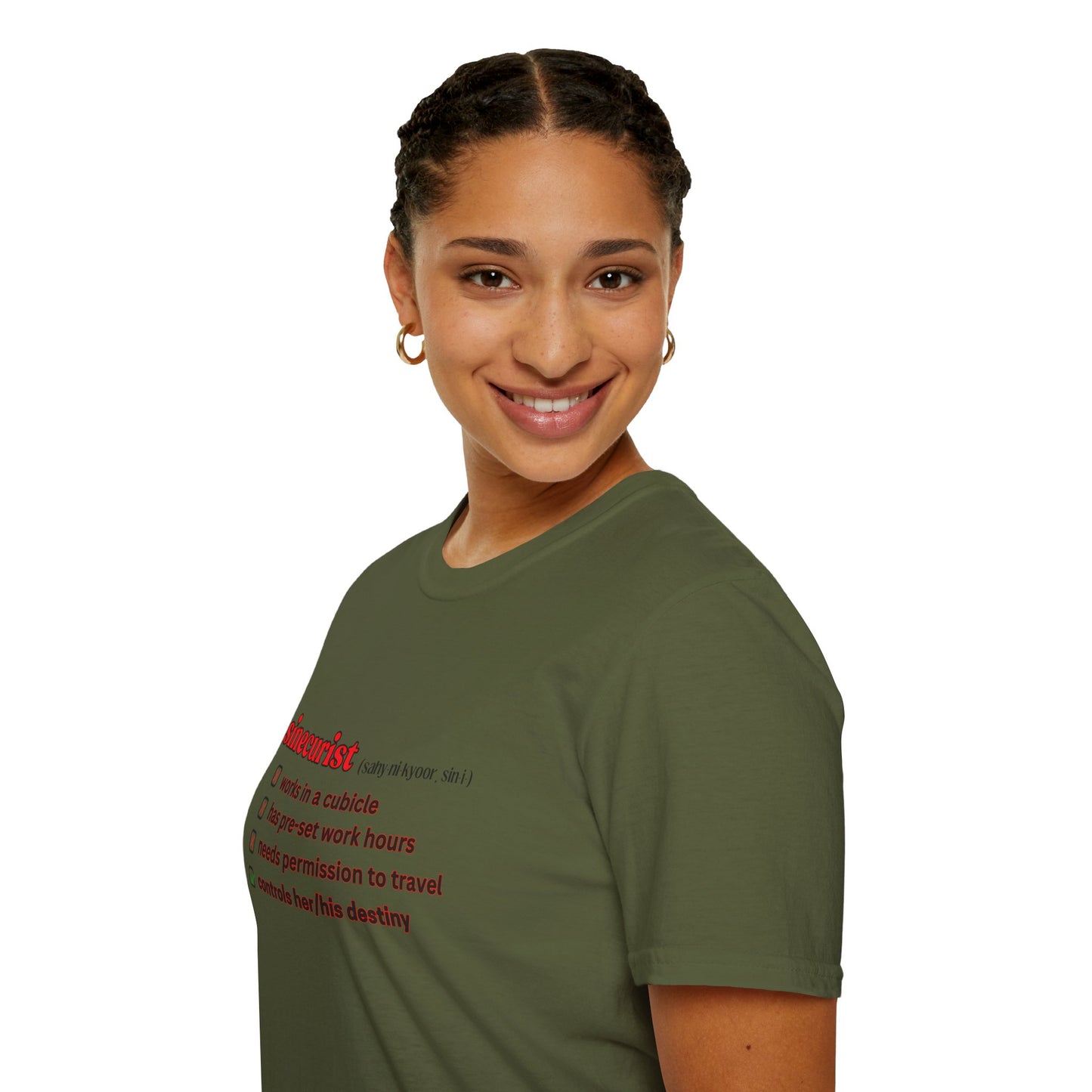 UNI GOOGLE CHECK BOX R T-SHIRT - UNISEX