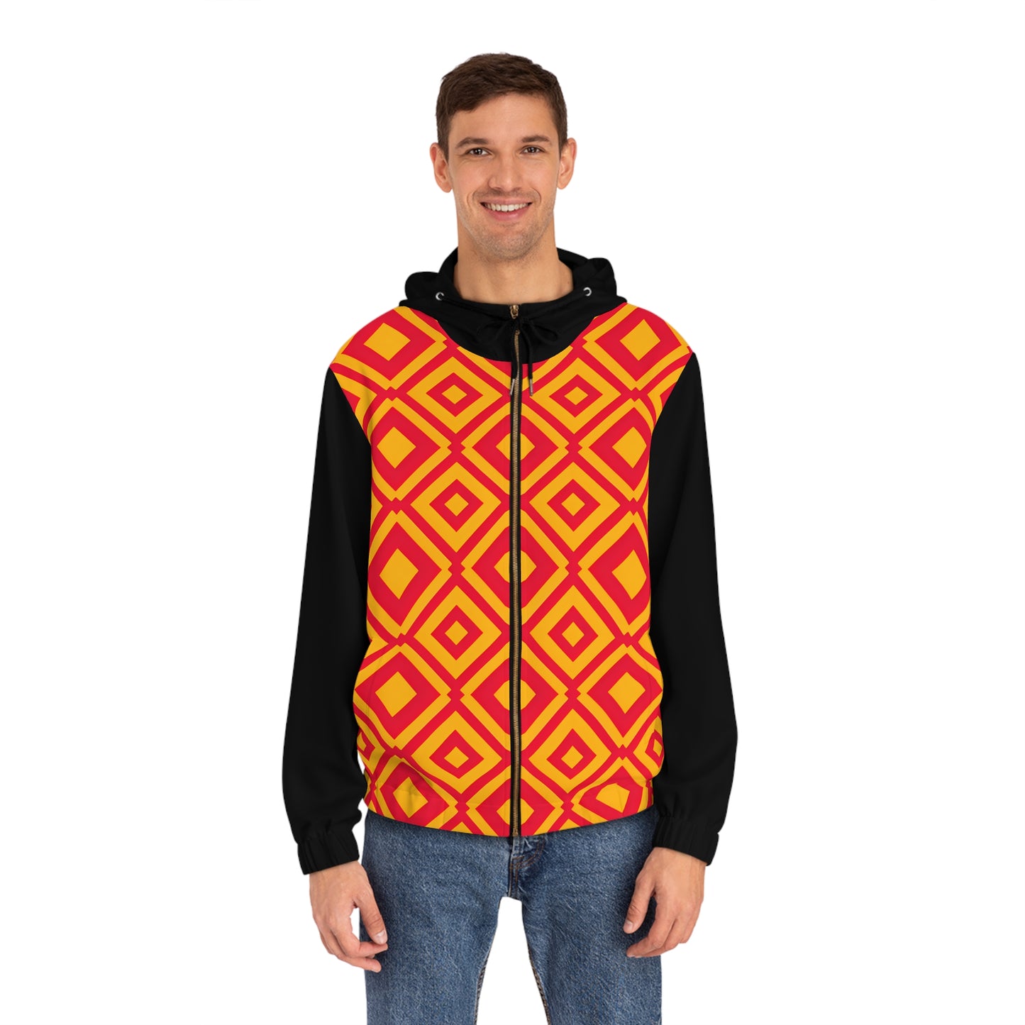 KANSAS CITY BLACK TRIM ZIP HOODIE MEN'S