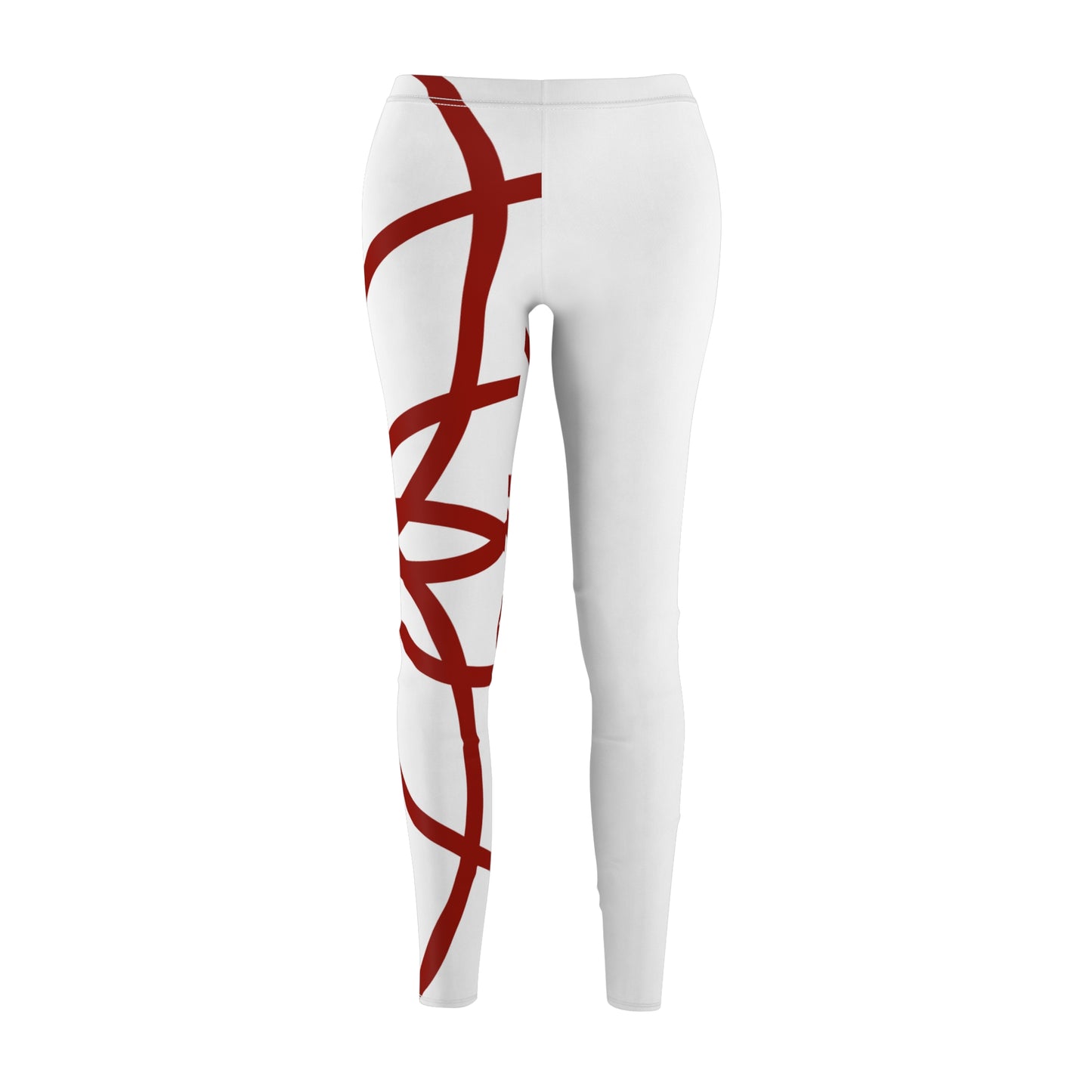 DEL SPIRALS CRIMSON CREME RT LEGGINGS