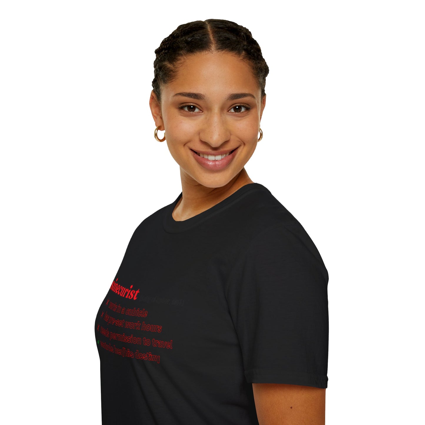 UNI GOOGLE CHECK BOX R T-SHIRT - UNISEX