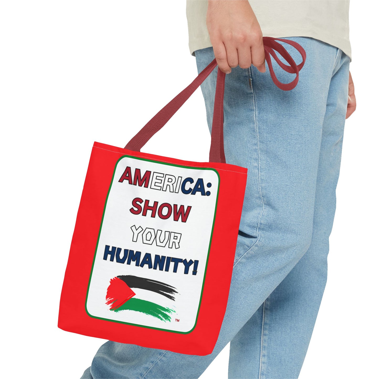 PALESTINE HUMANITY TOTE BAG